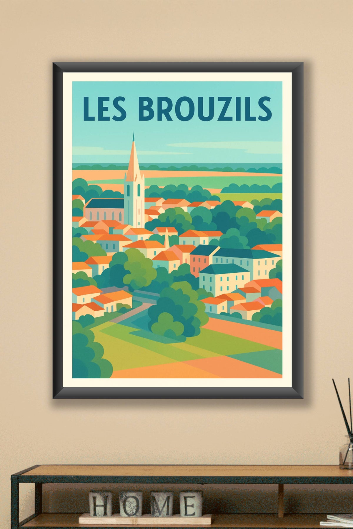 Affiche de Les Brouzils - Charme pittoresque de la campagne vendéenne