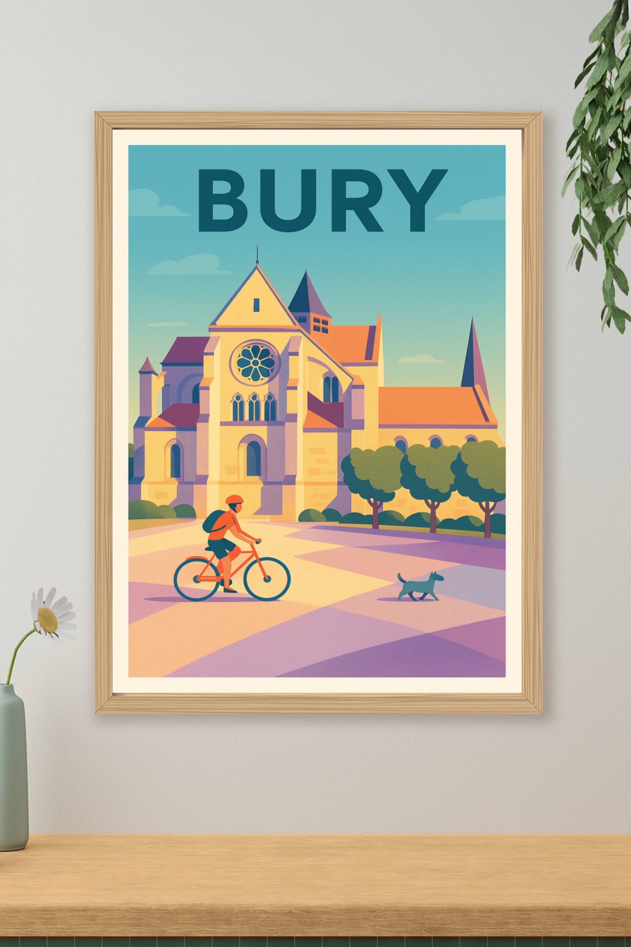 Affiche de Bury - L'élégance au fil des ruelles