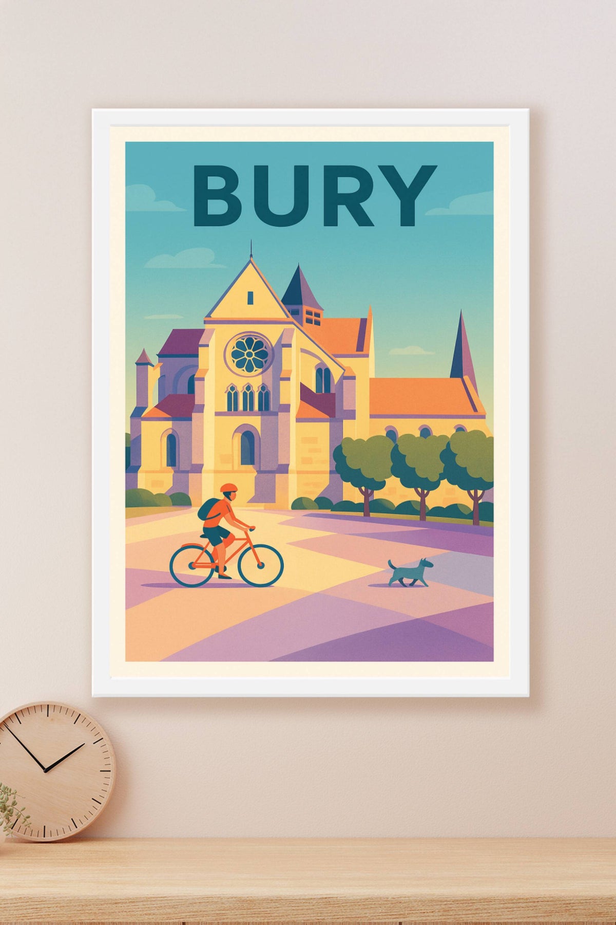 Affiche de Bury - L'élégance au fil des ruelles