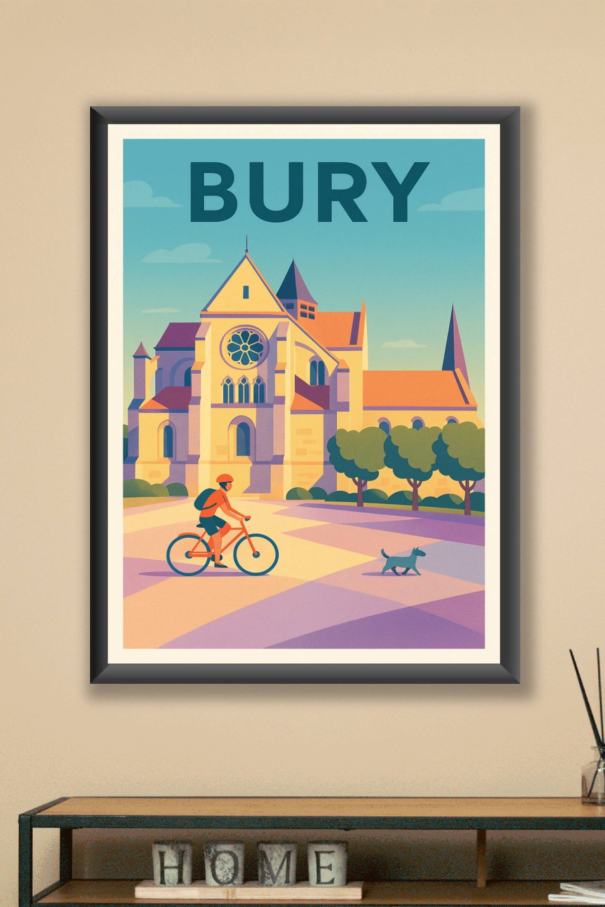 Affiche de Bury - L'élégance au fil des ruelles