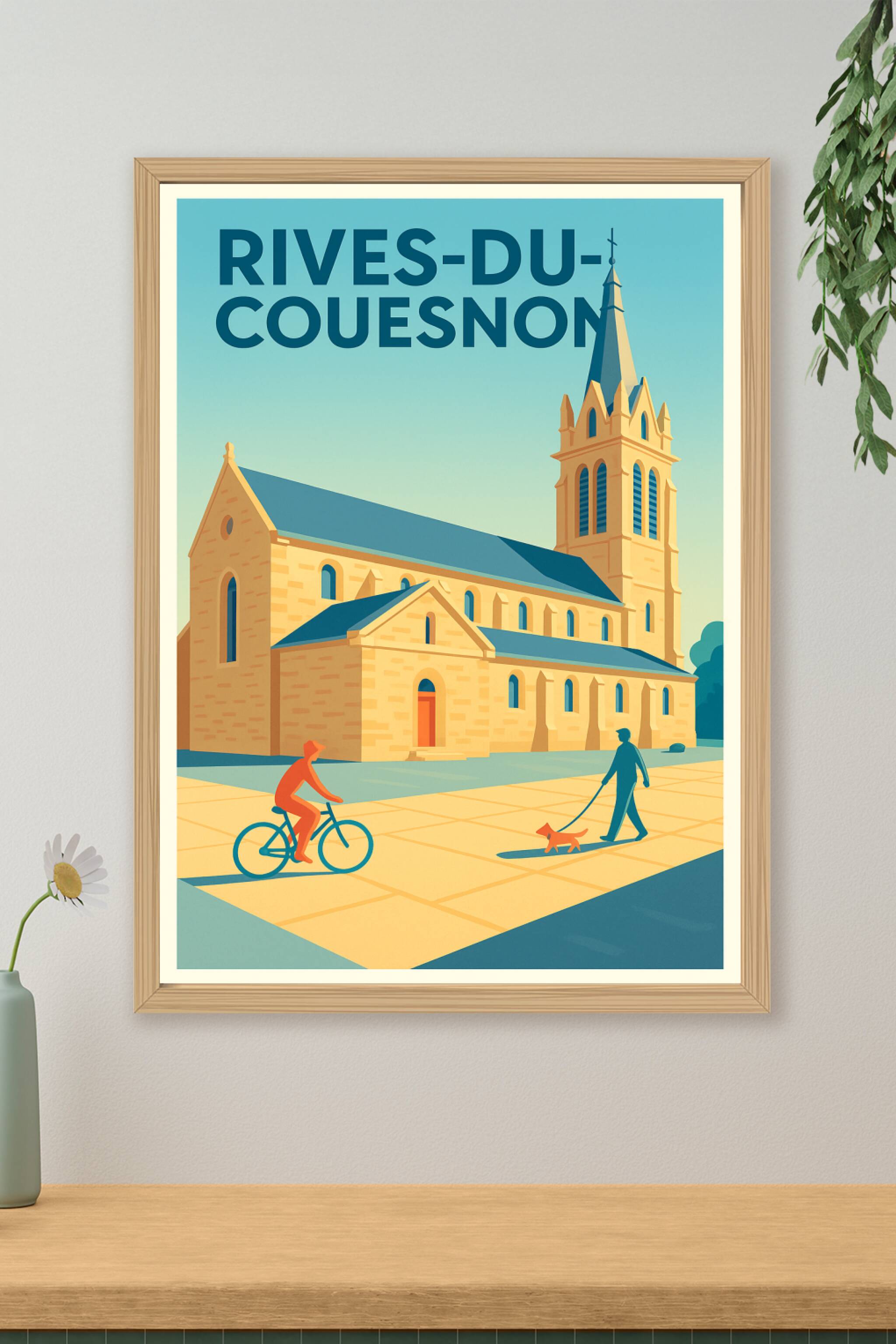 Affiche de Rives-du-Couesnon - Tranquillité et charme architectural