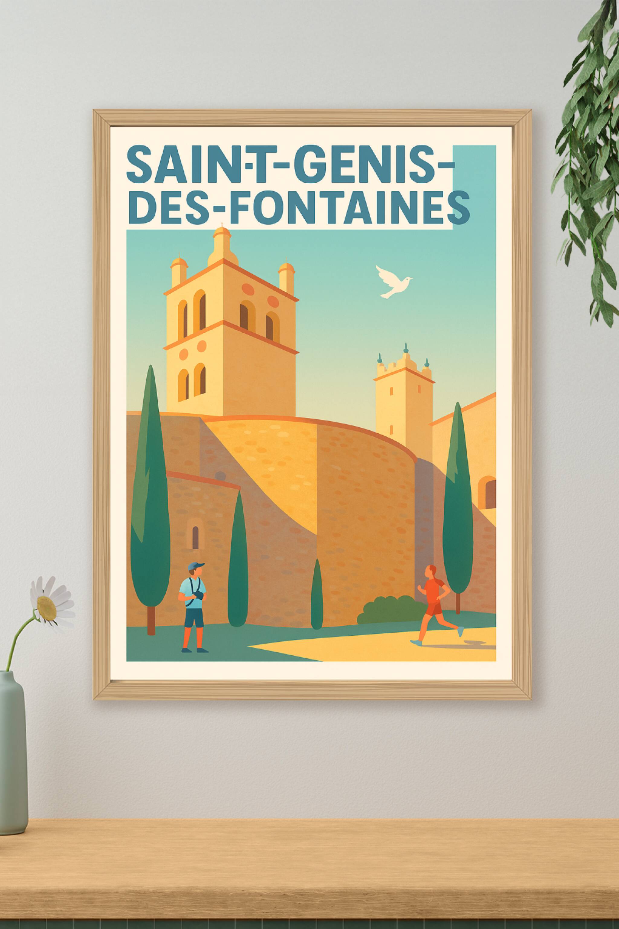 Affiche de Saint-Génis-des-Fontaines - Harmonie Méditerranéenne et Patrimoine