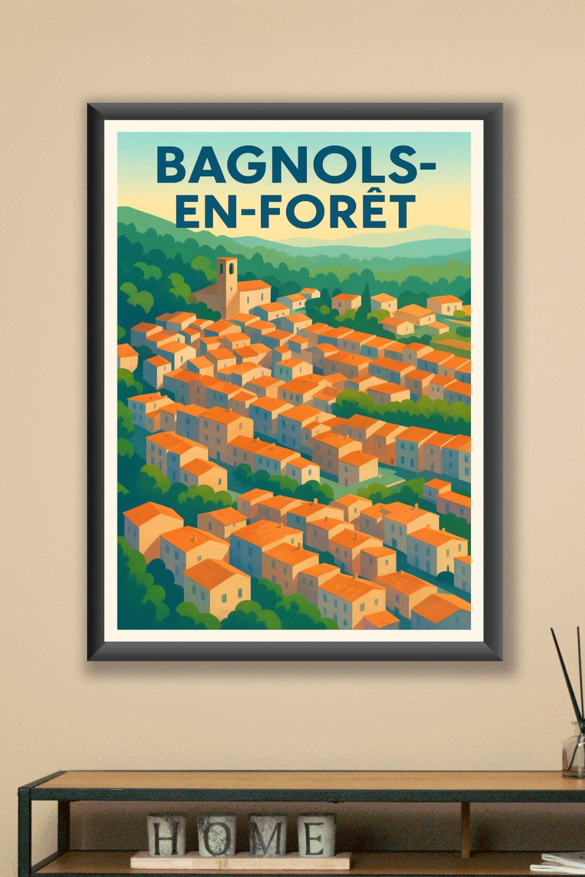 Affiche de Bagnols-en-Forêt - Village provençal au cœur de la nature