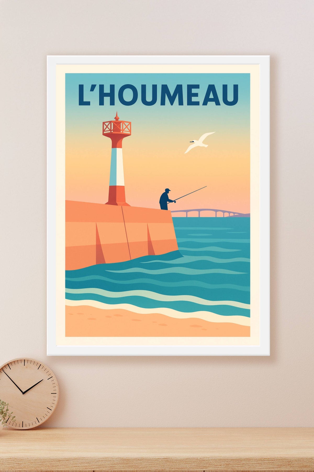 Affiche de L'Houmeau - Douceur maritime et pêche paisible