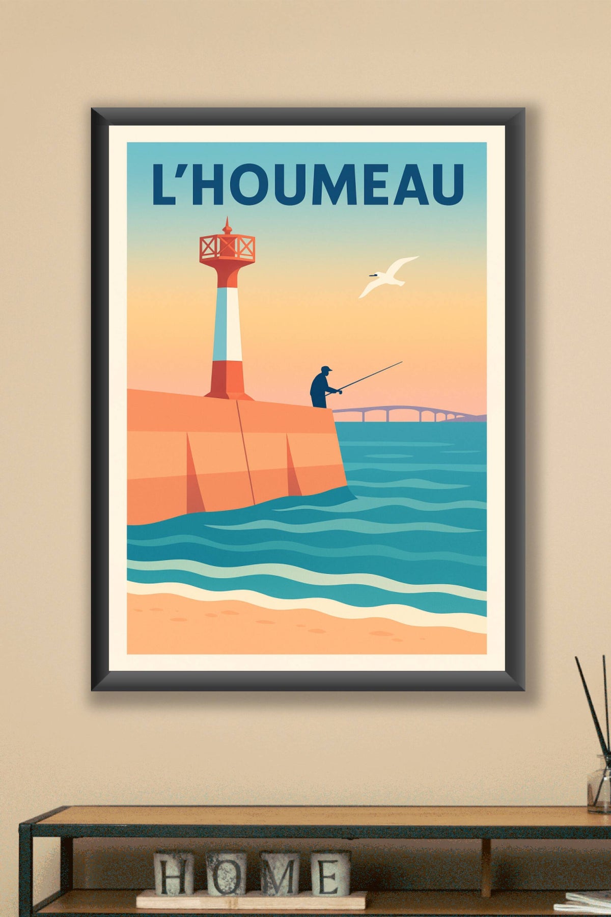 Affiche de L'Houmeau - Douceur maritime et pêche paisible