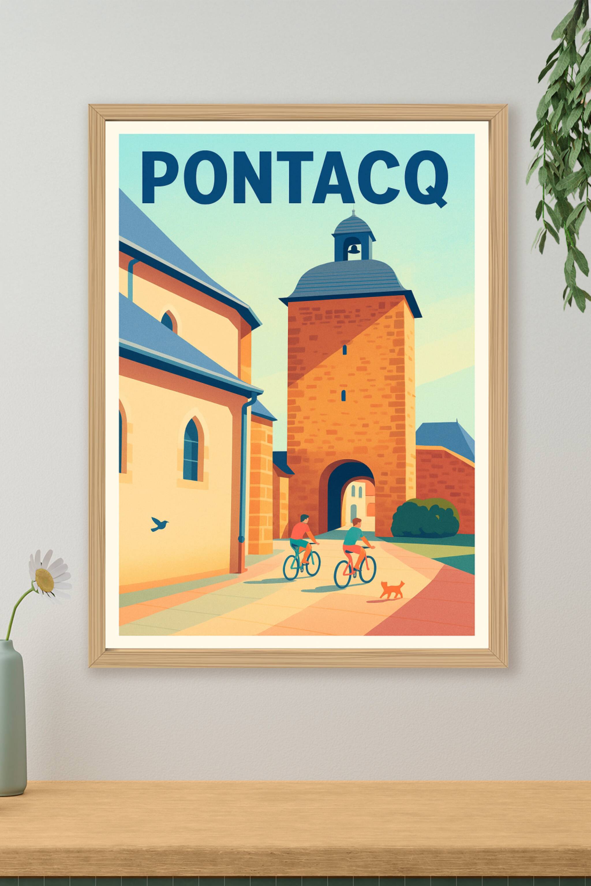 Affiche de Pontacq - Un voyage paisible au cœur du patrimoine