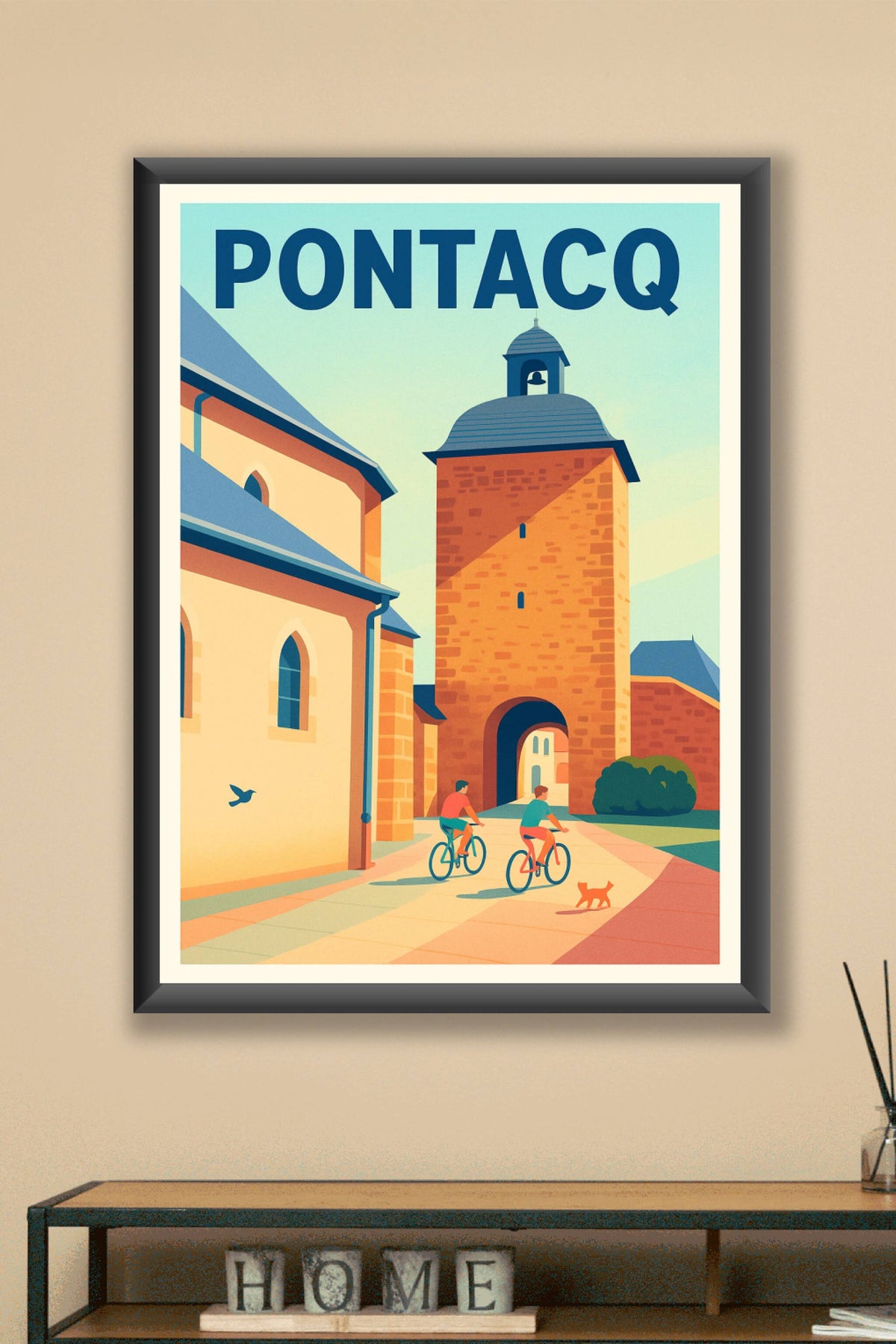Affiche de Pontacq - Un voyage paisible au cœur du patrimoine