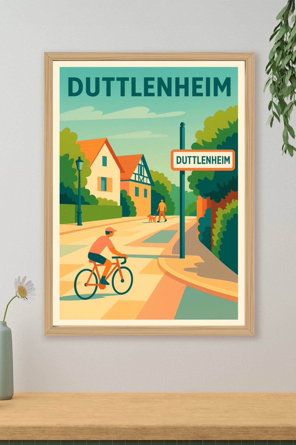 Affiche de Duttlenheim - Charme et douceur de vie alsacienne