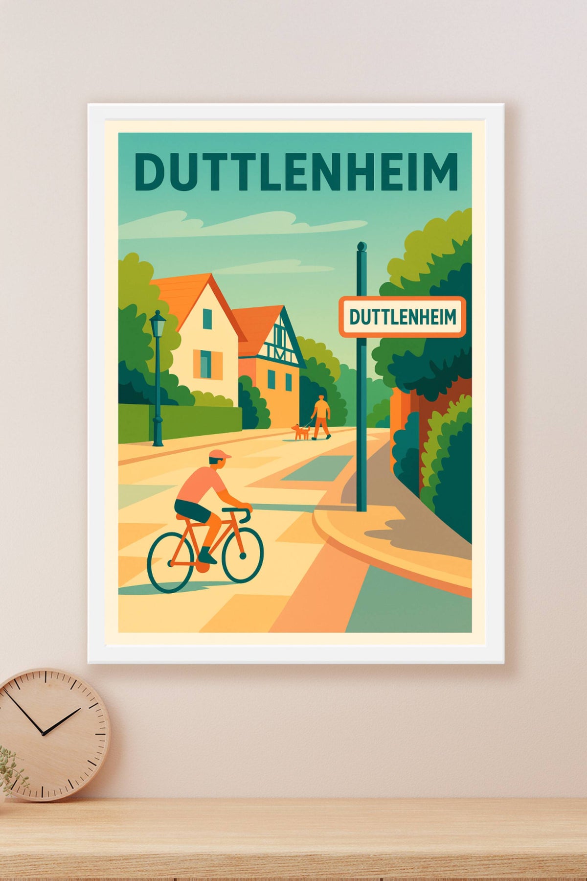 Affiche de Duttlenheim - Charme et douceur de vie alsacienne