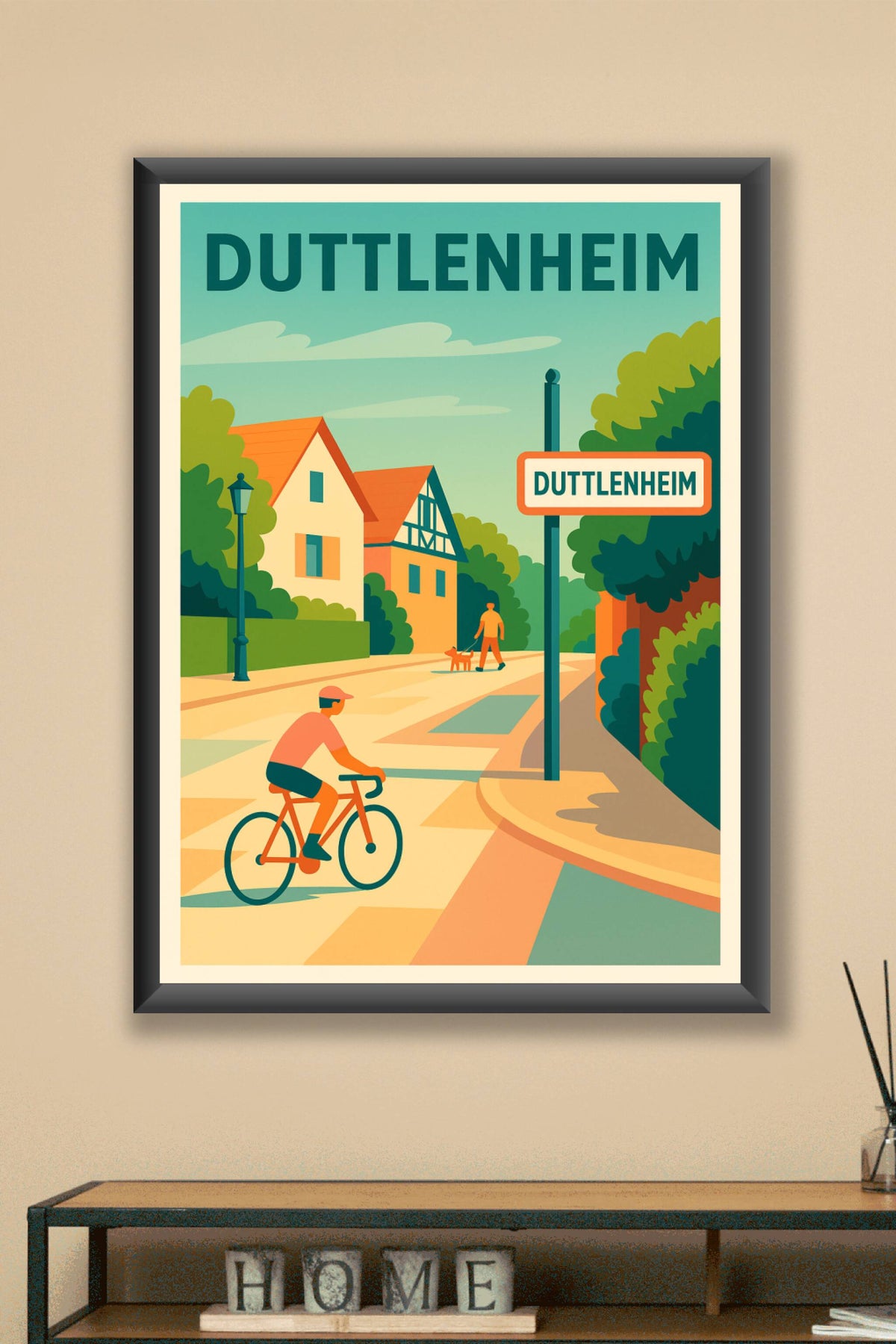 Affiche de Duttlenheim - Charme et douceur de vie alsacienne