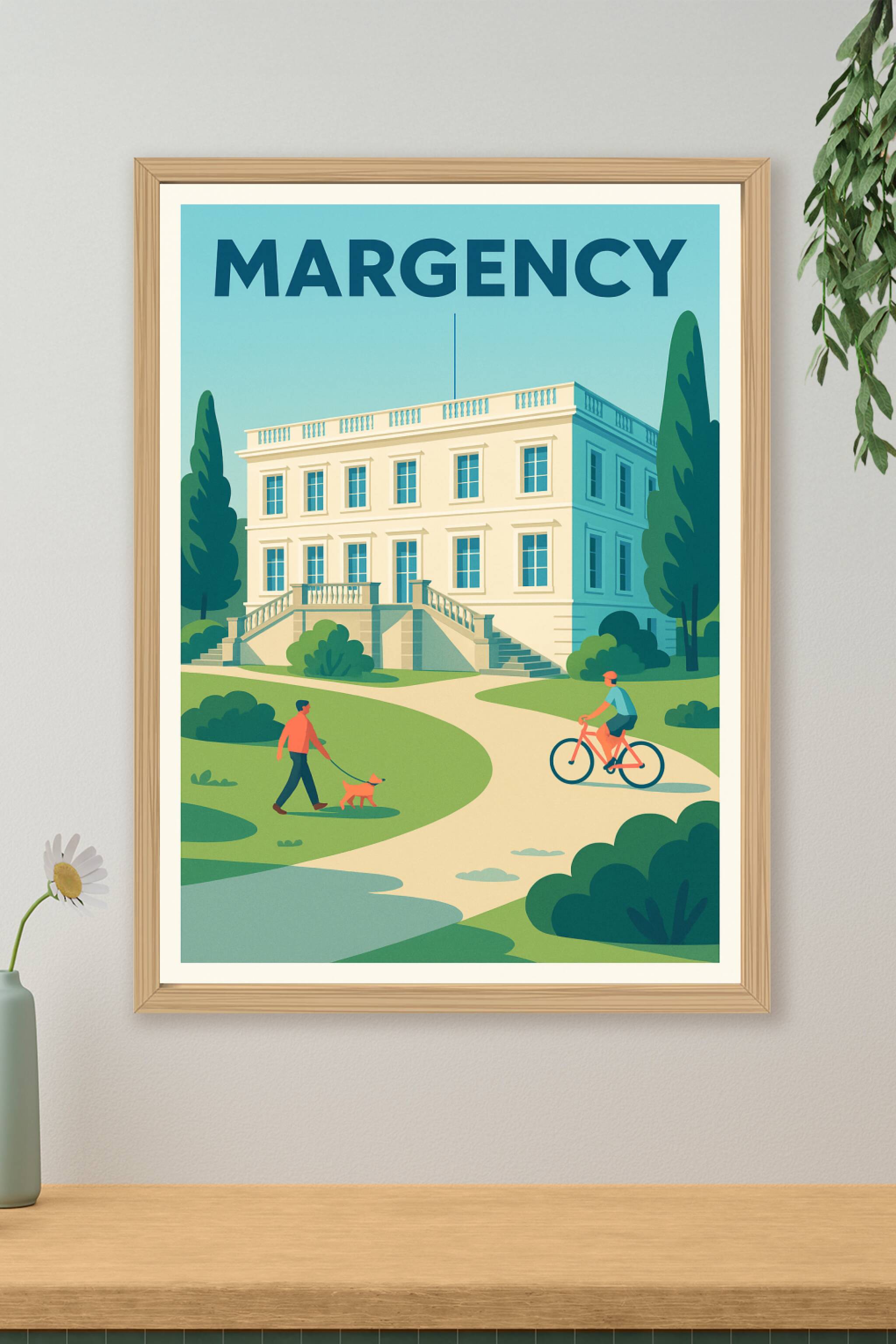 Affiche de Margency - Élégance et sérénité au cœur du parc