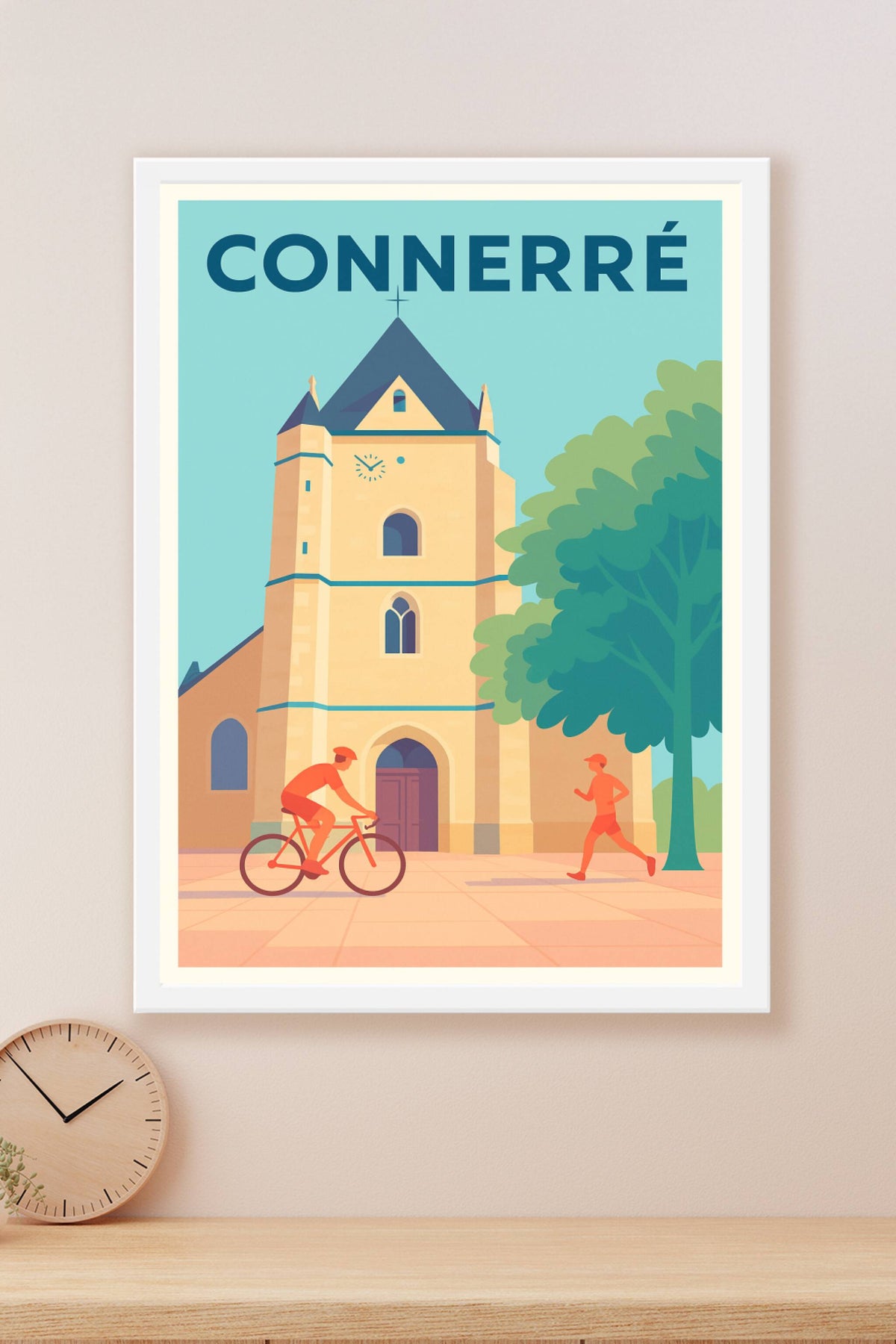 Affiche de Connerré - Charme et douceur de vie au cœur de la Sarthe
