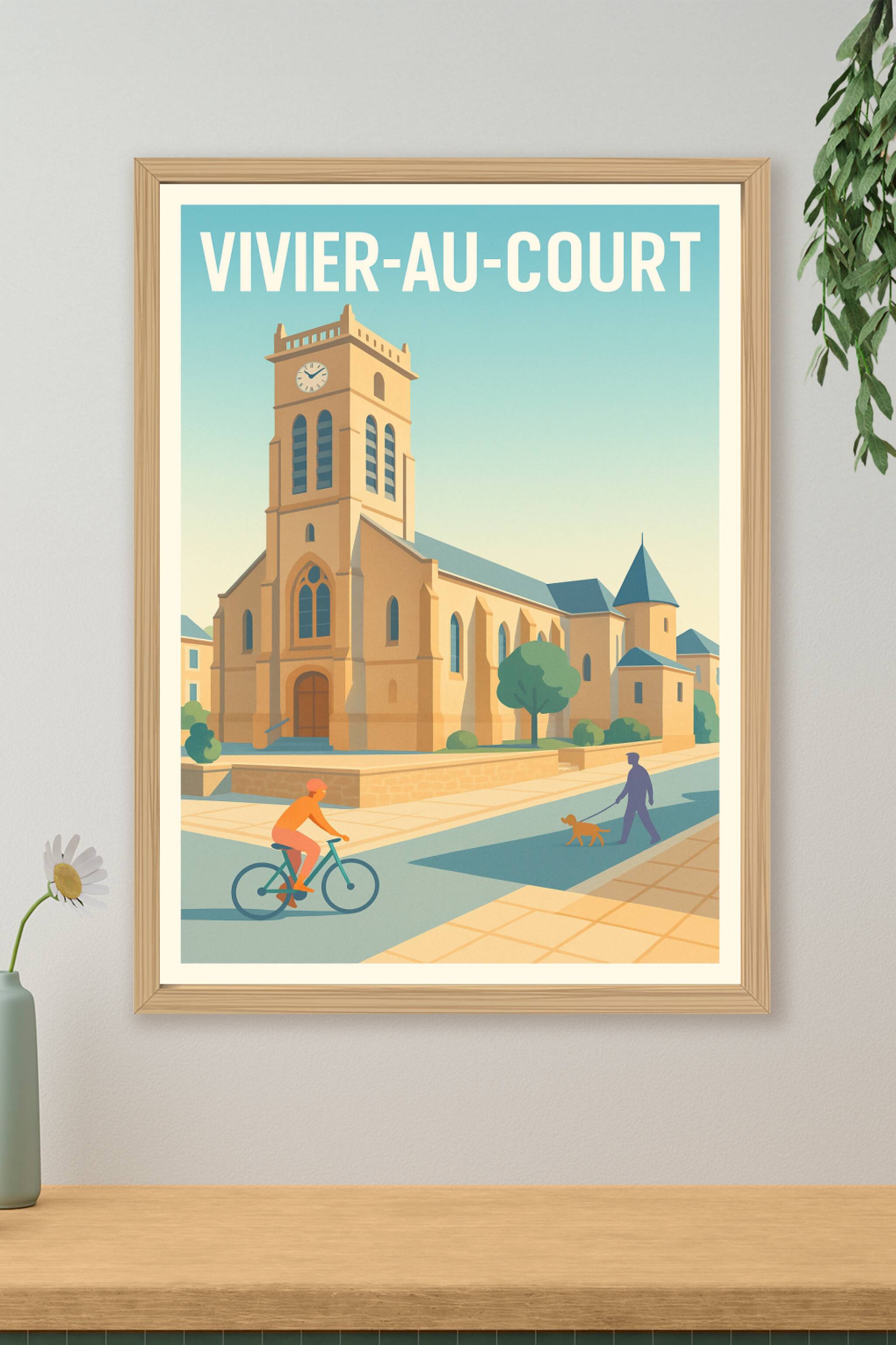 Affiche de Vivier-au-Court - Charme authentique et douceur de vivre