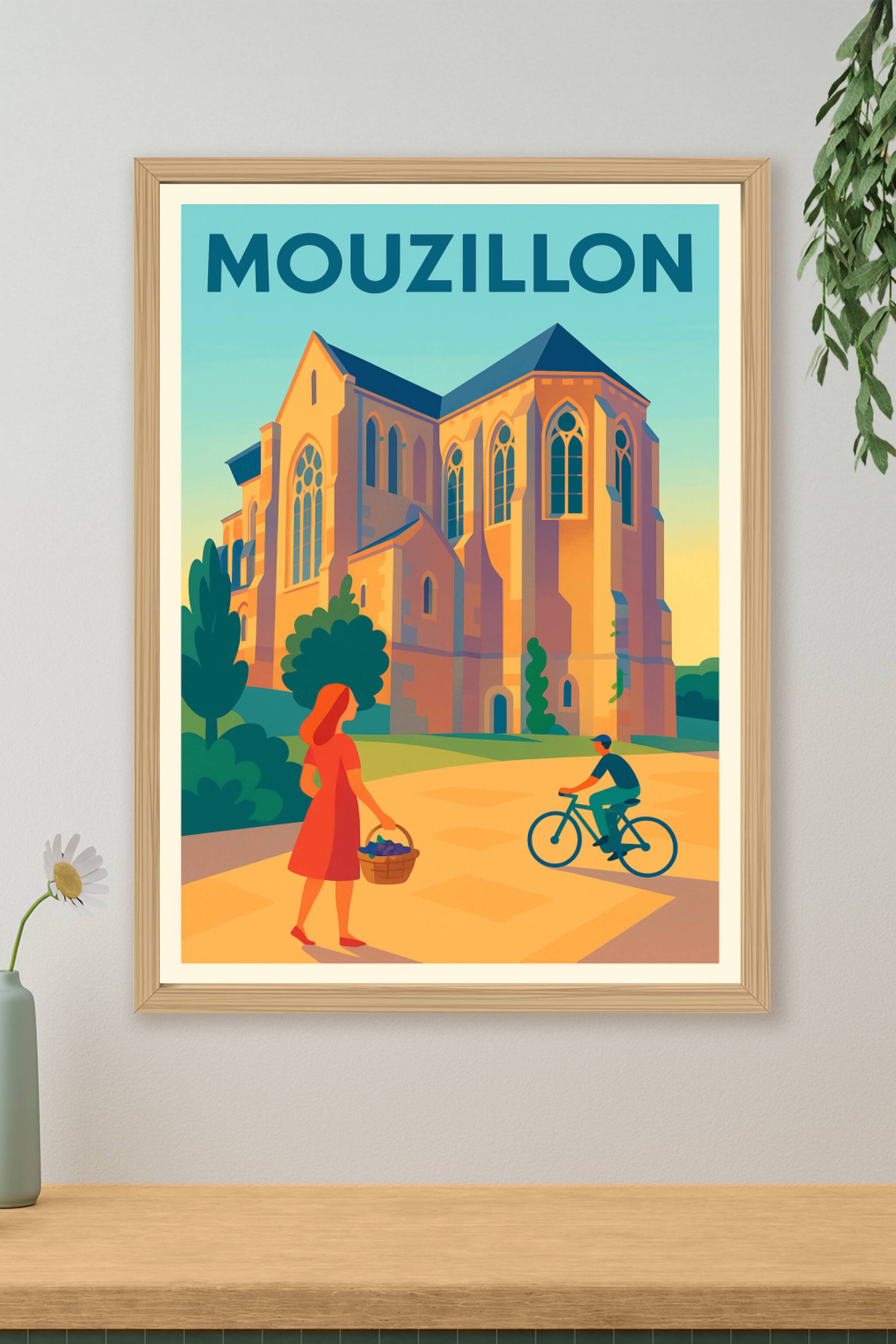 Affiche de Mouzillon - Charme et sérénité à l'heure dorée