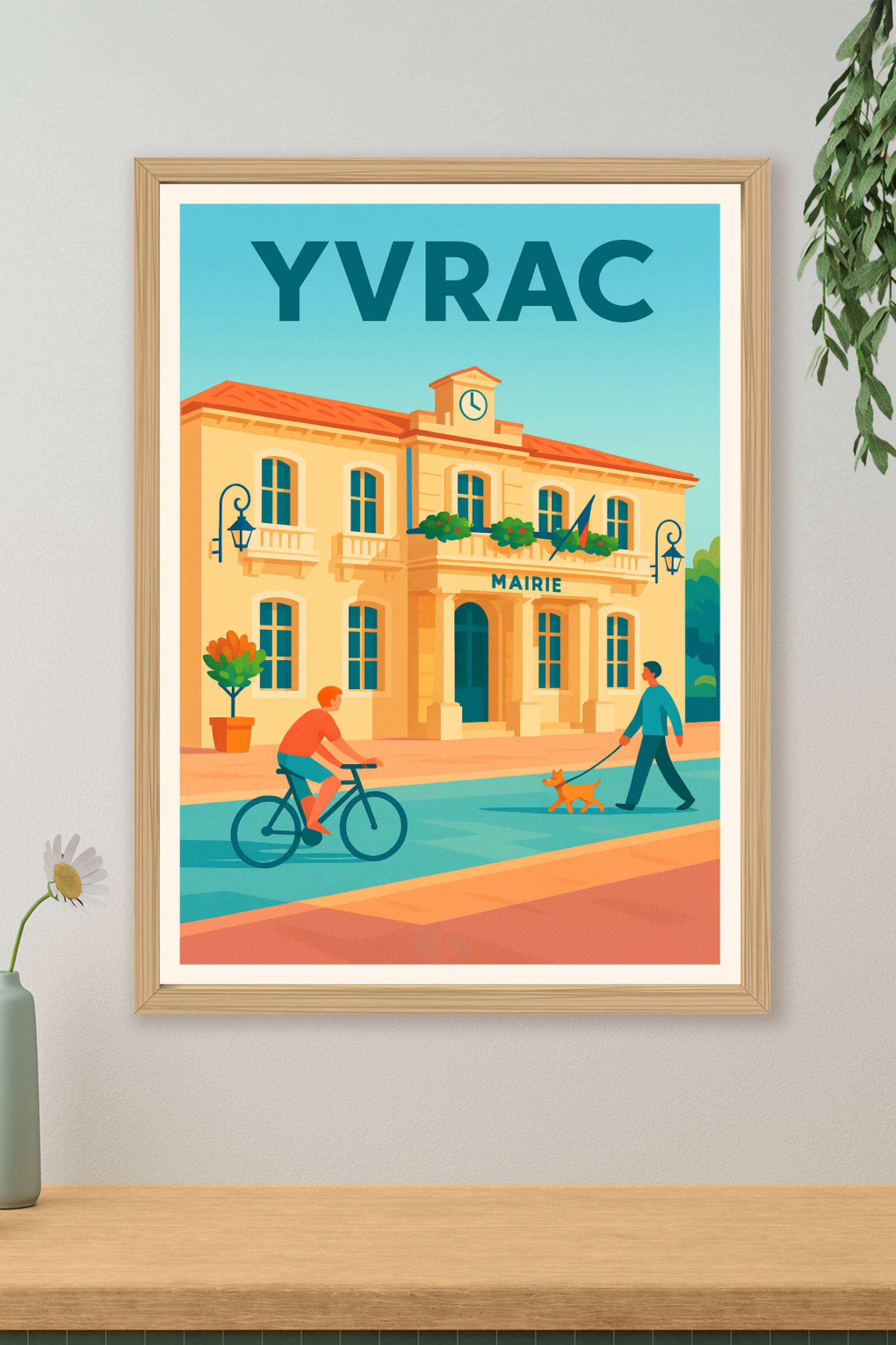 Affiche de Yvrac - Charme et vie locale au cœur de la Mairie