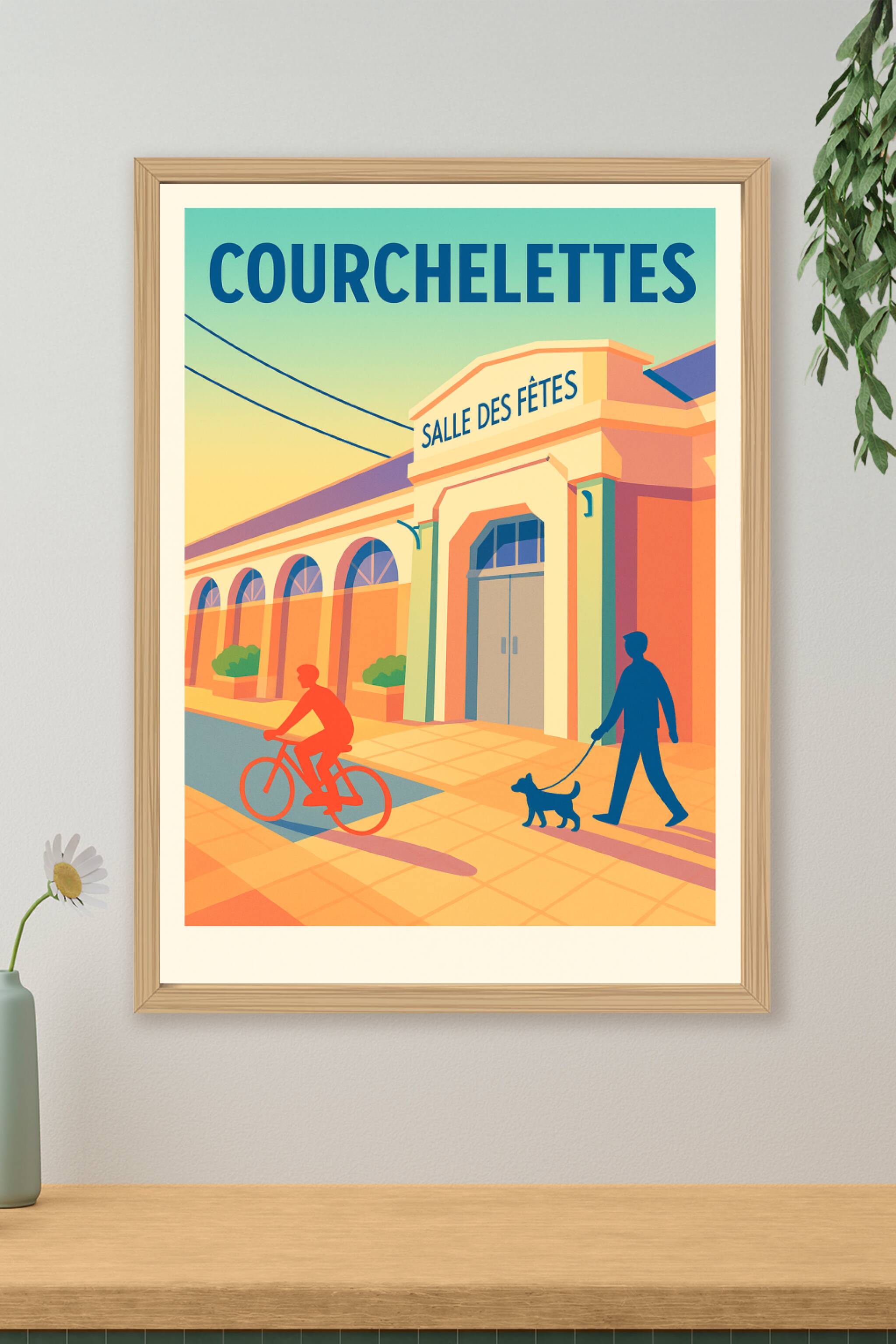 Affiche de Courchelettes - Ambiance paisible et festive