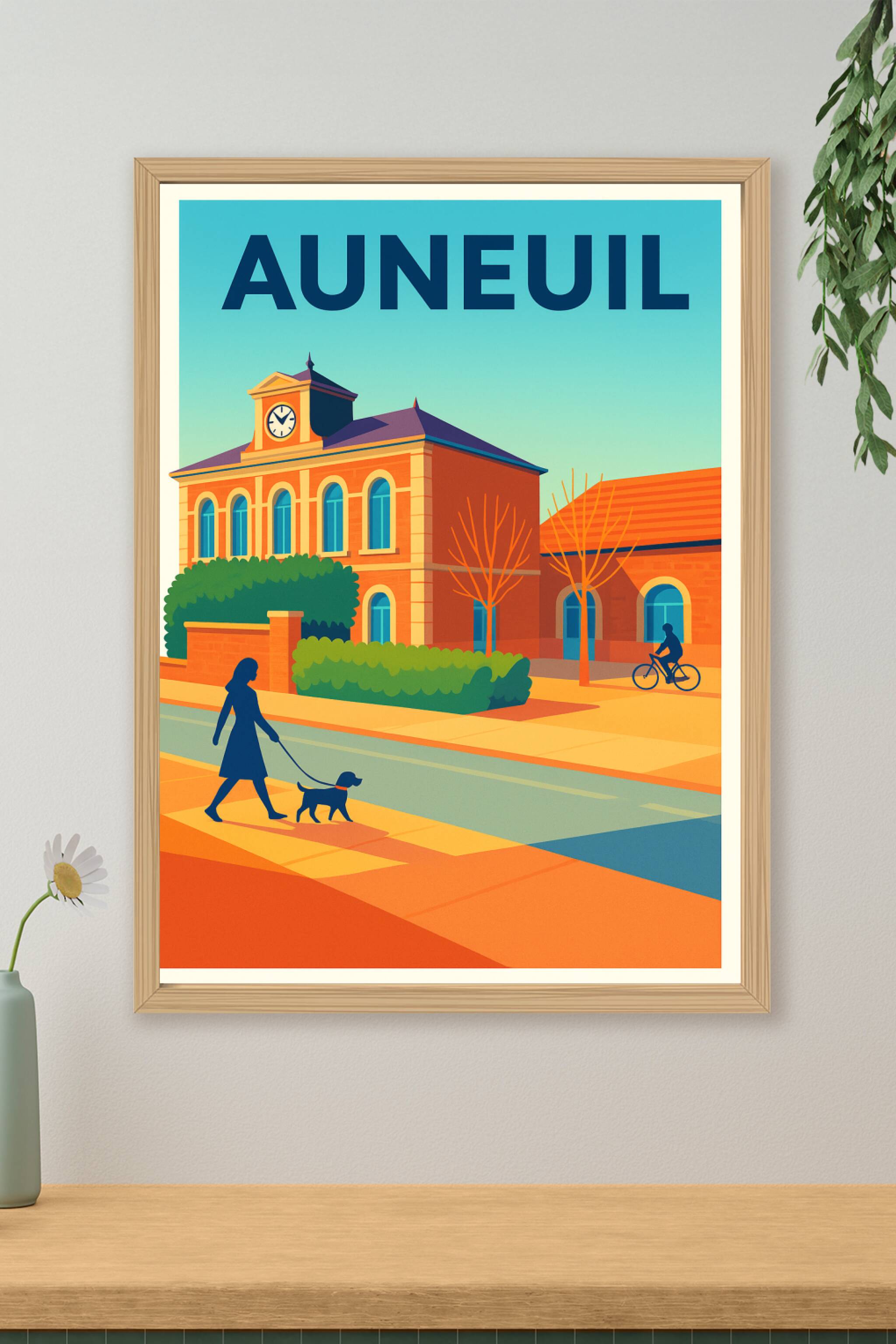 Affiche de Auneuil - Charme et sérénité au quotidien