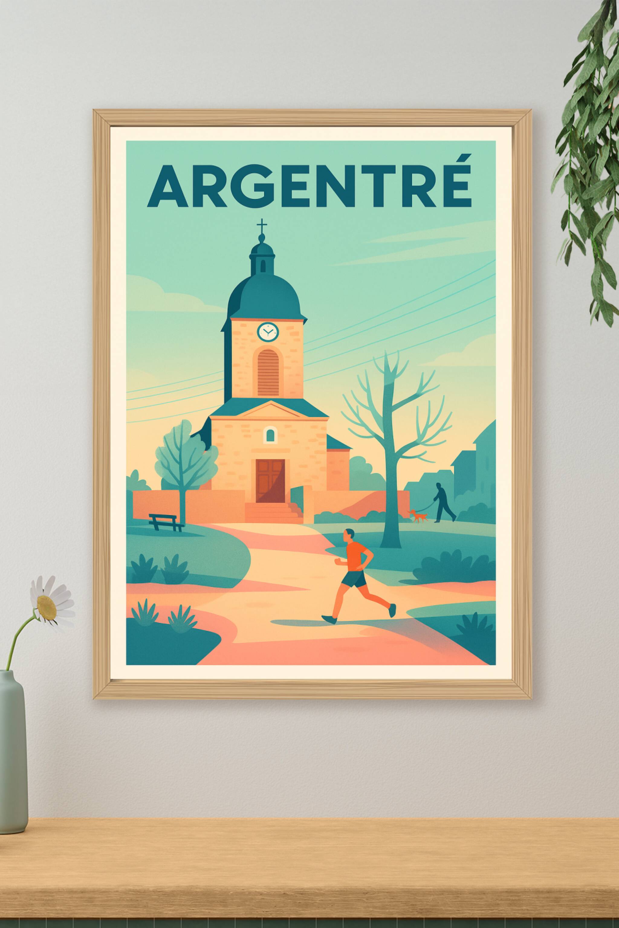 Affiche de Argentré - Charme paisible et dynamique au cœur de la ville