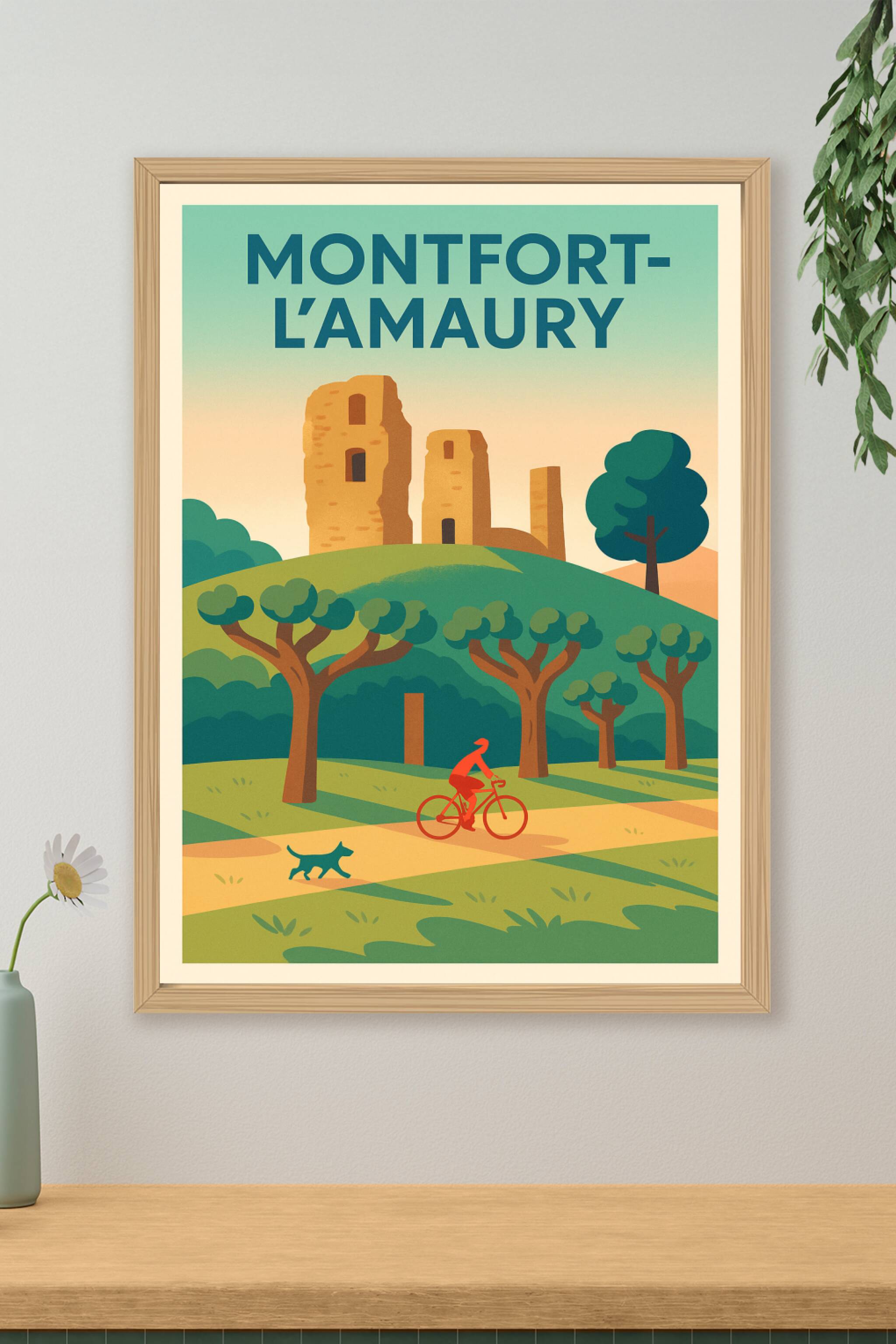 Affiche de Montfort-l'Amaury - L'Esprit Nature et Patrimoine