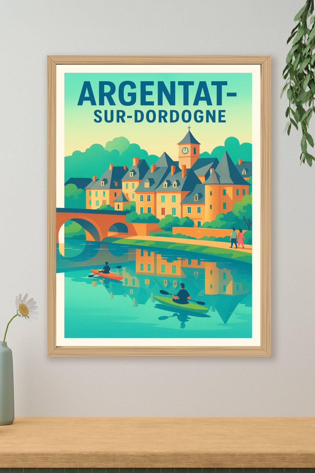 Affiche de Argentat-sur-Dordogne - Charme et sérénité au fil de l'eau