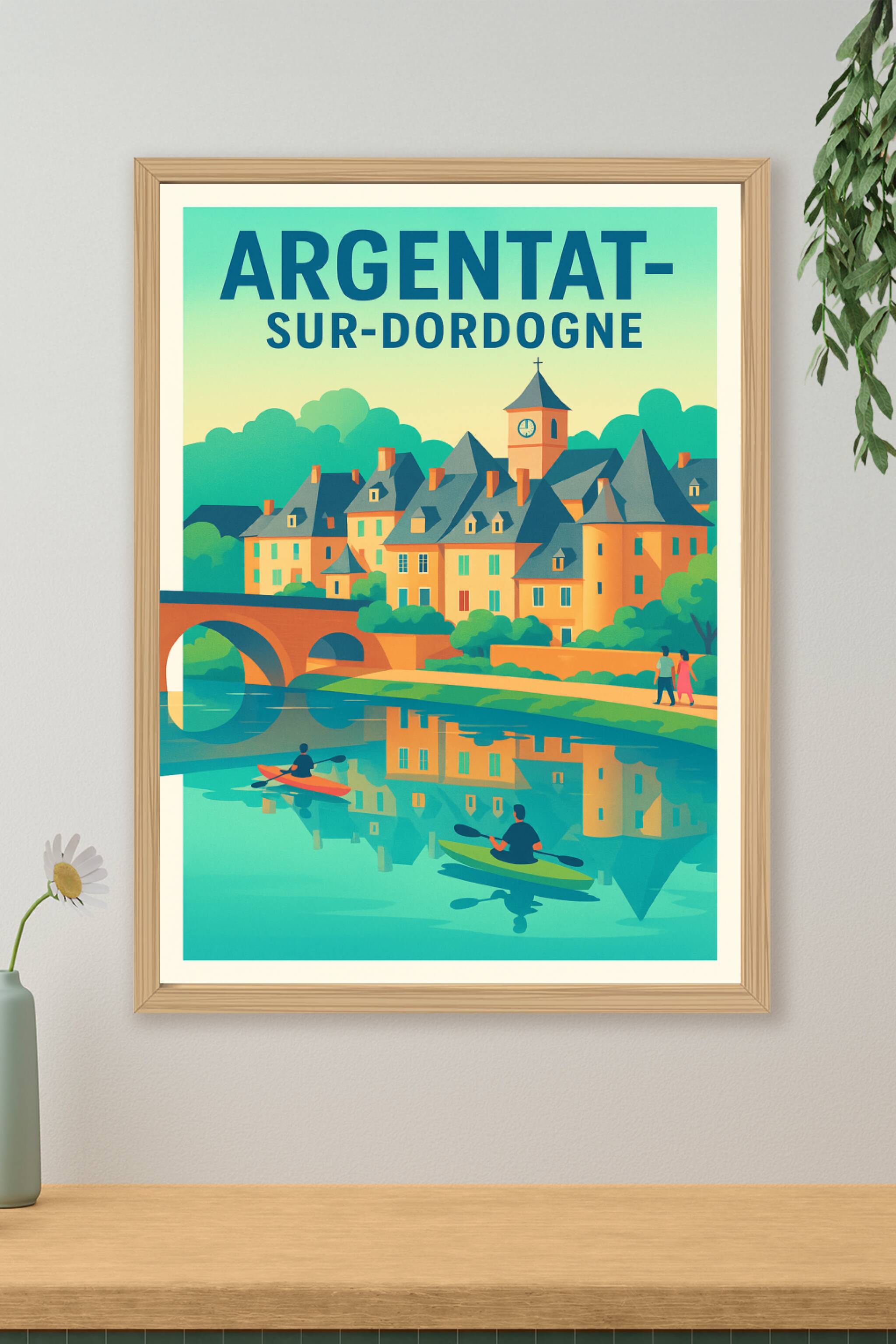 Affiche de Argentat-sur-Dordogne - Charme et sérénité au fil de l'eau