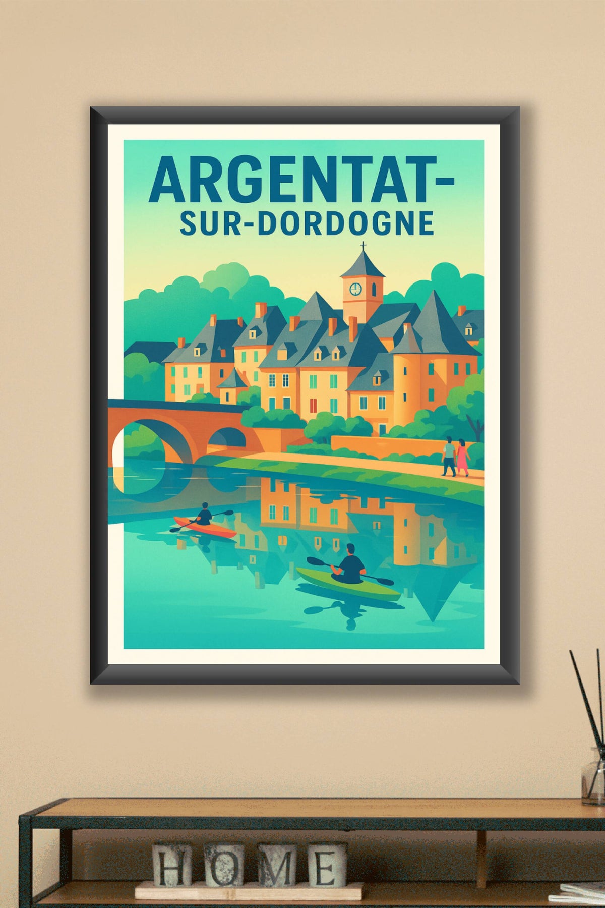 Affiche de Argentat-sur-Dordogne - Charme et sérénité au fil de l'eau