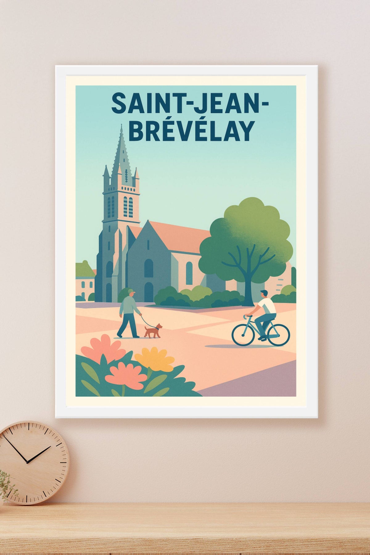 Affiche de Saint-Jean-Brévelay - Charme paisible et vie douce