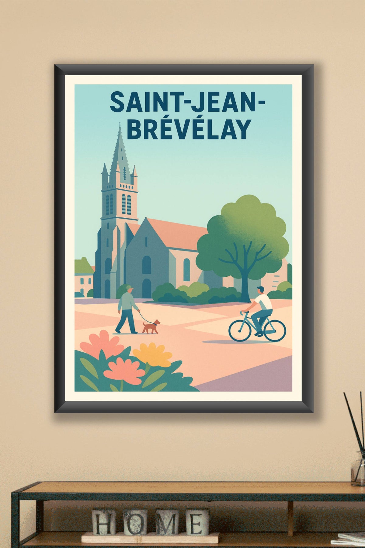 Affiche de Saint-Jean-Brévelay - Charme paisible et vie douce