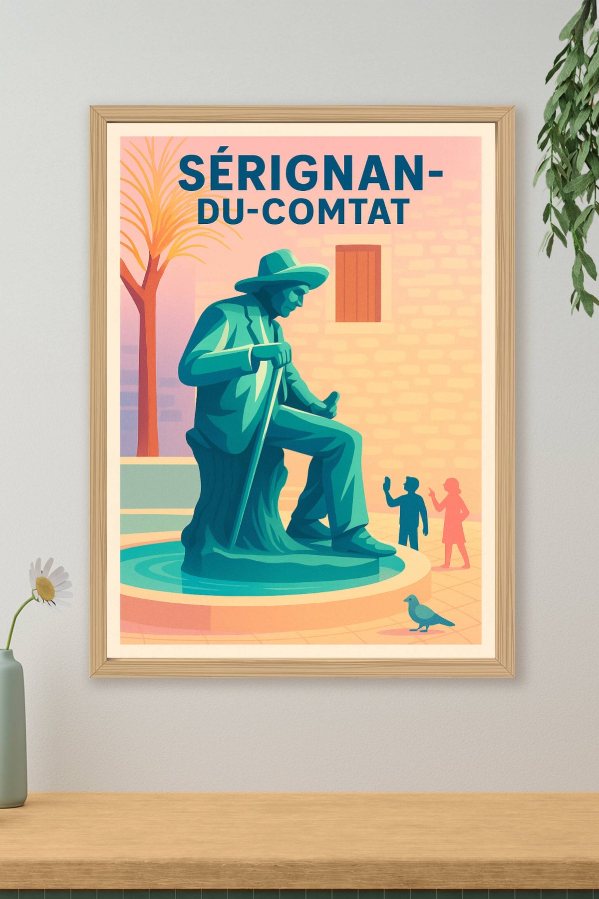 Affiche de Sérignan-du-Comtat - Charme et histoire au cœur du Comtat