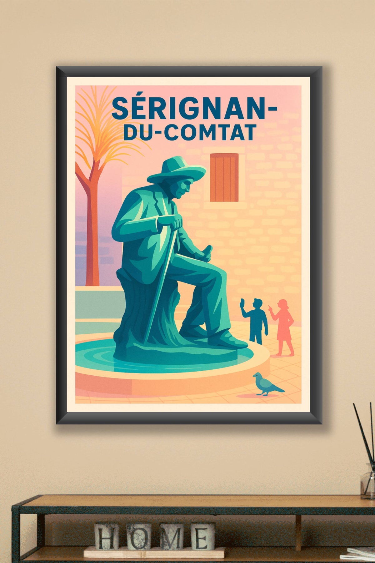 Affiche de Sérignan-du-Comtat - Charme et histoire au cœur du Comtat