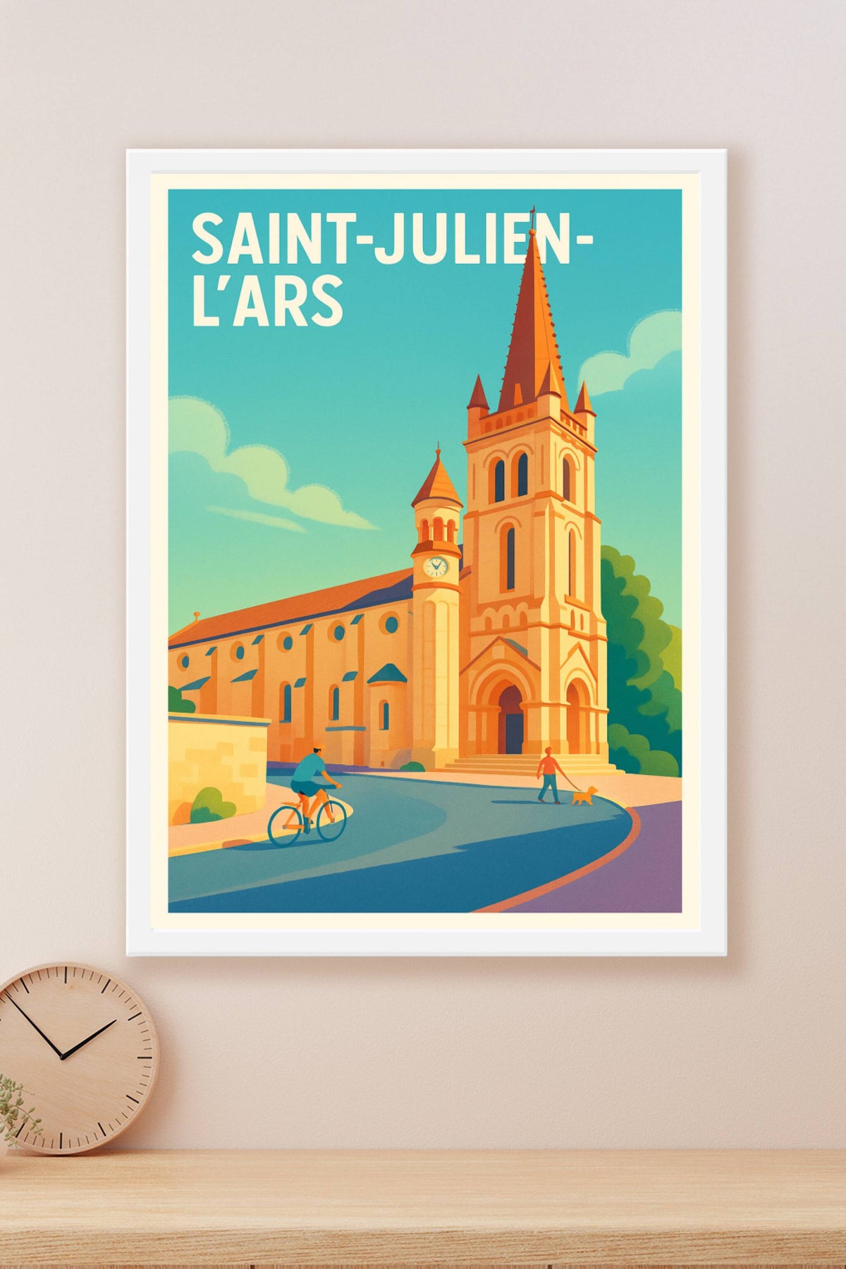 Affiche de Saint-Julien-l'Ars - Charme et sérénité au cœur du village