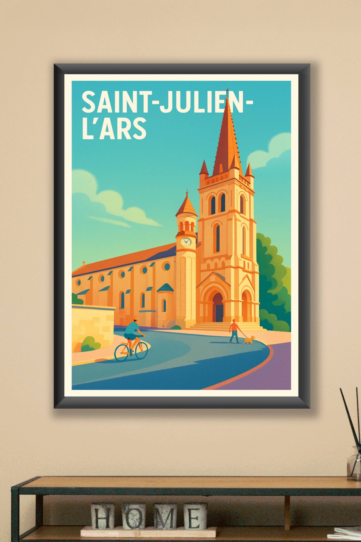 Affiche de Saint-Julien-l'Ars - Charme et sérénité au cœur du village
