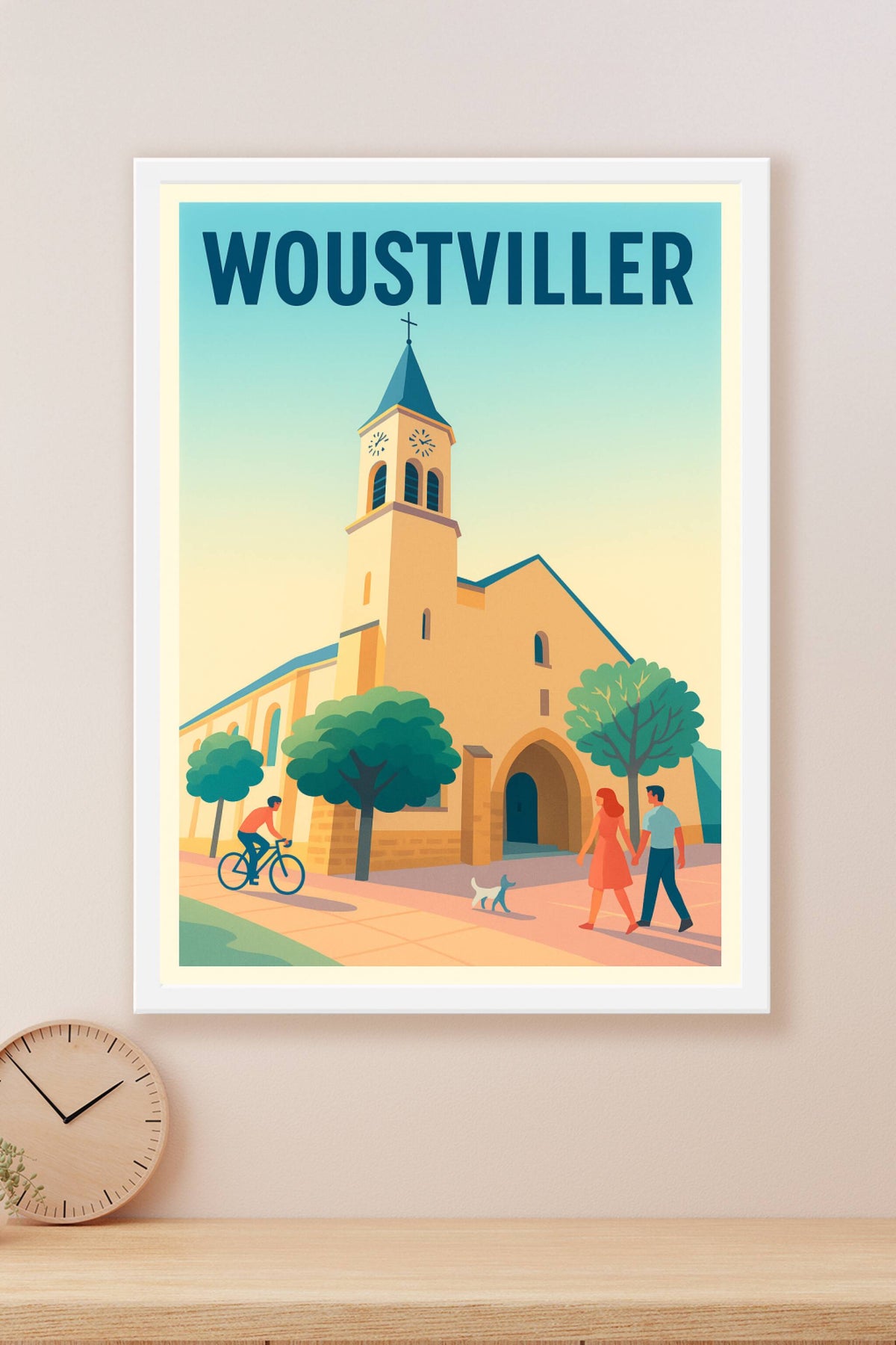 Affiche de Woustviller - Charme et sérénité au cœur du village