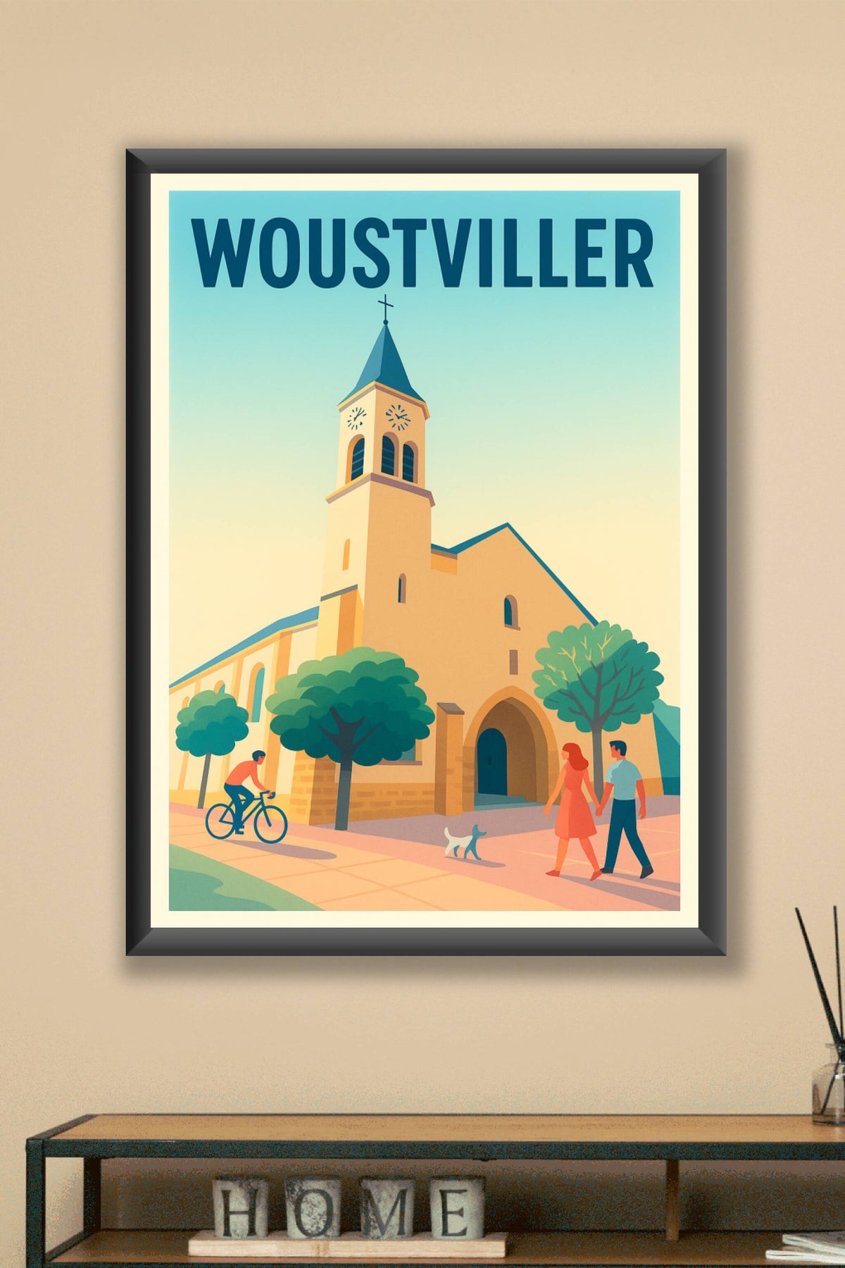 Affiche de Woustviller - Charme et sérénité au cœur du village