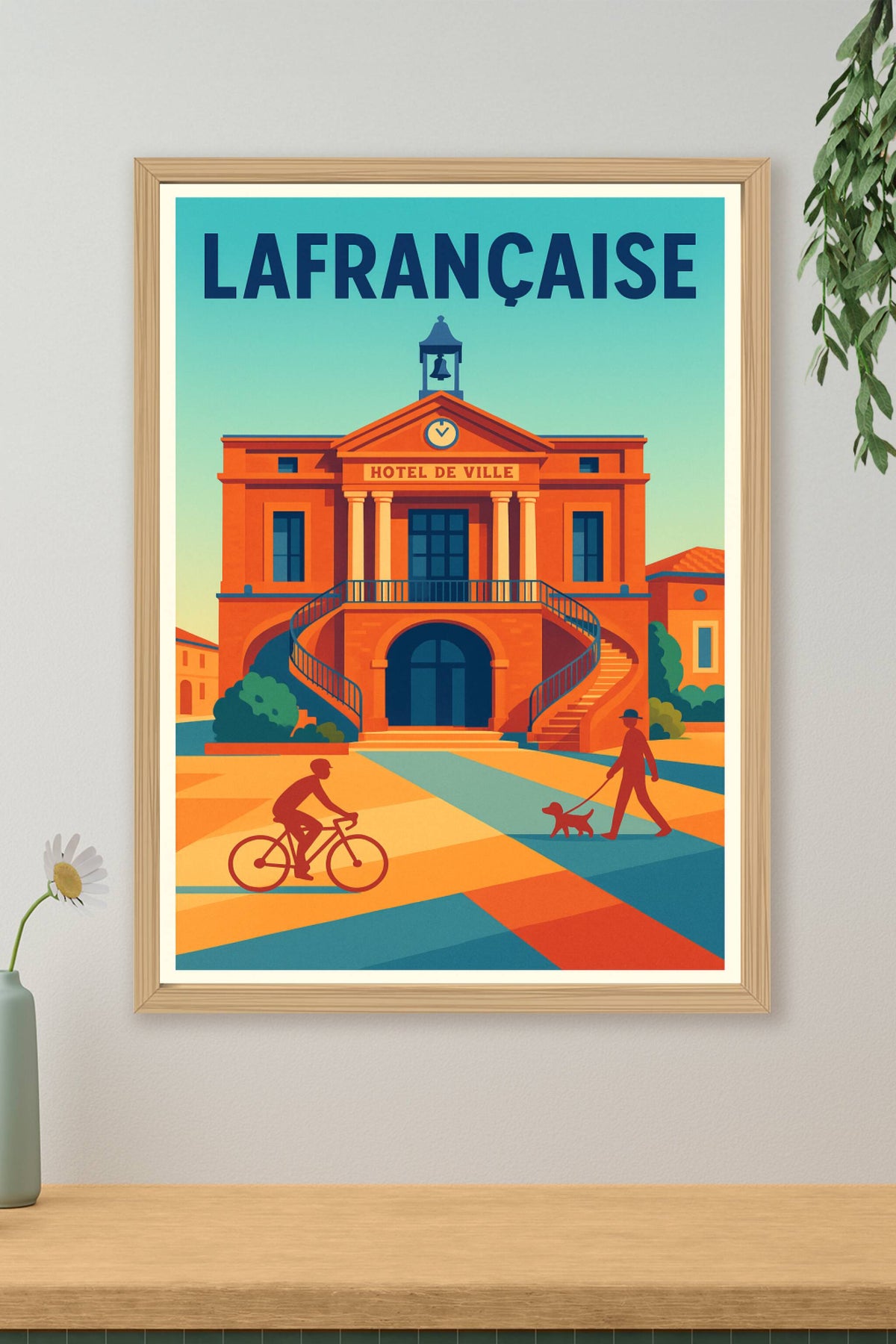 Affiche de Lafrançaise - Charme et sérénité au cœur du village