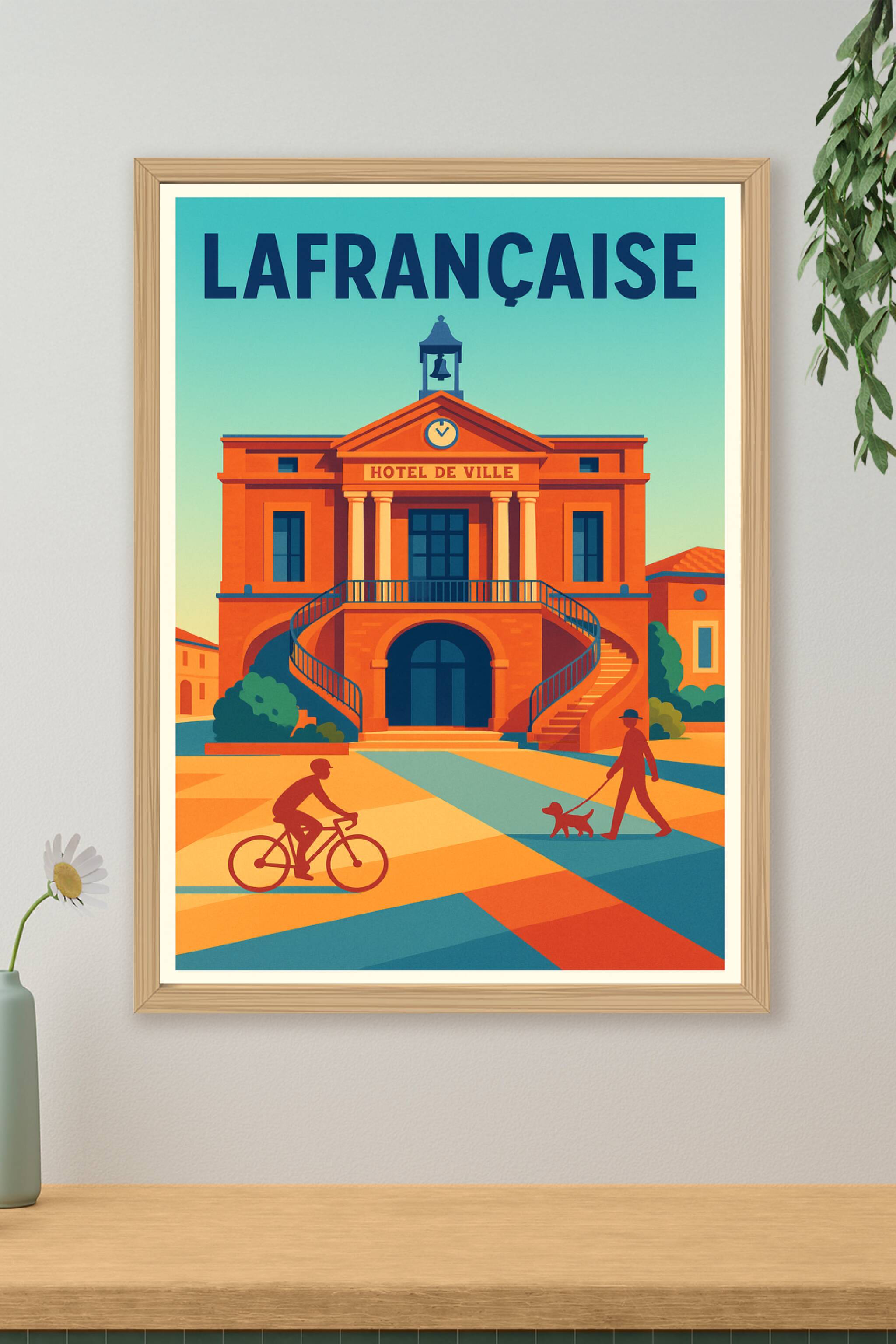 Affiche de Lafrançaise - Charme et sérénité au cœur du village