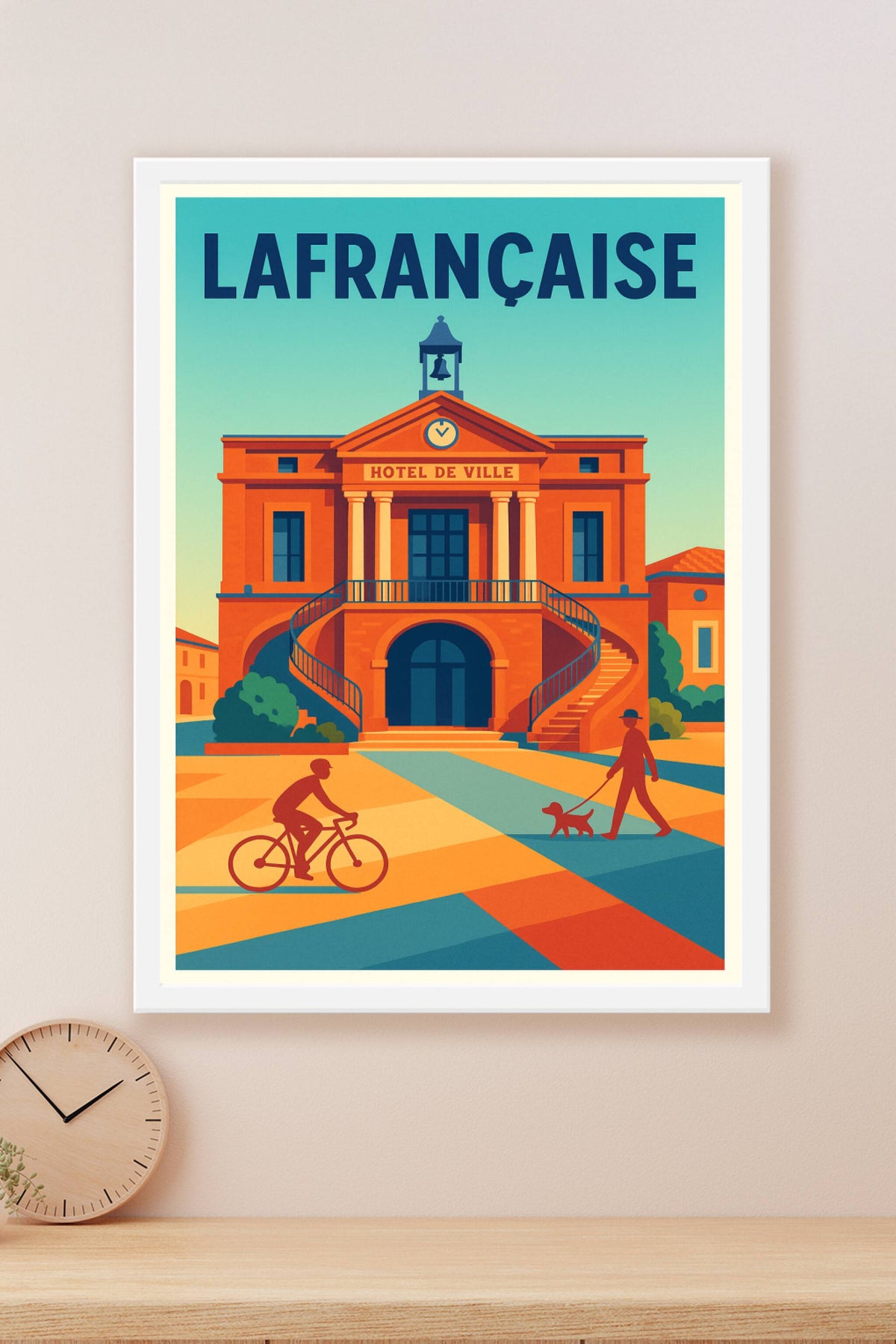 Affiche de Lafrançaise - Charme et sérénité au cœur du village