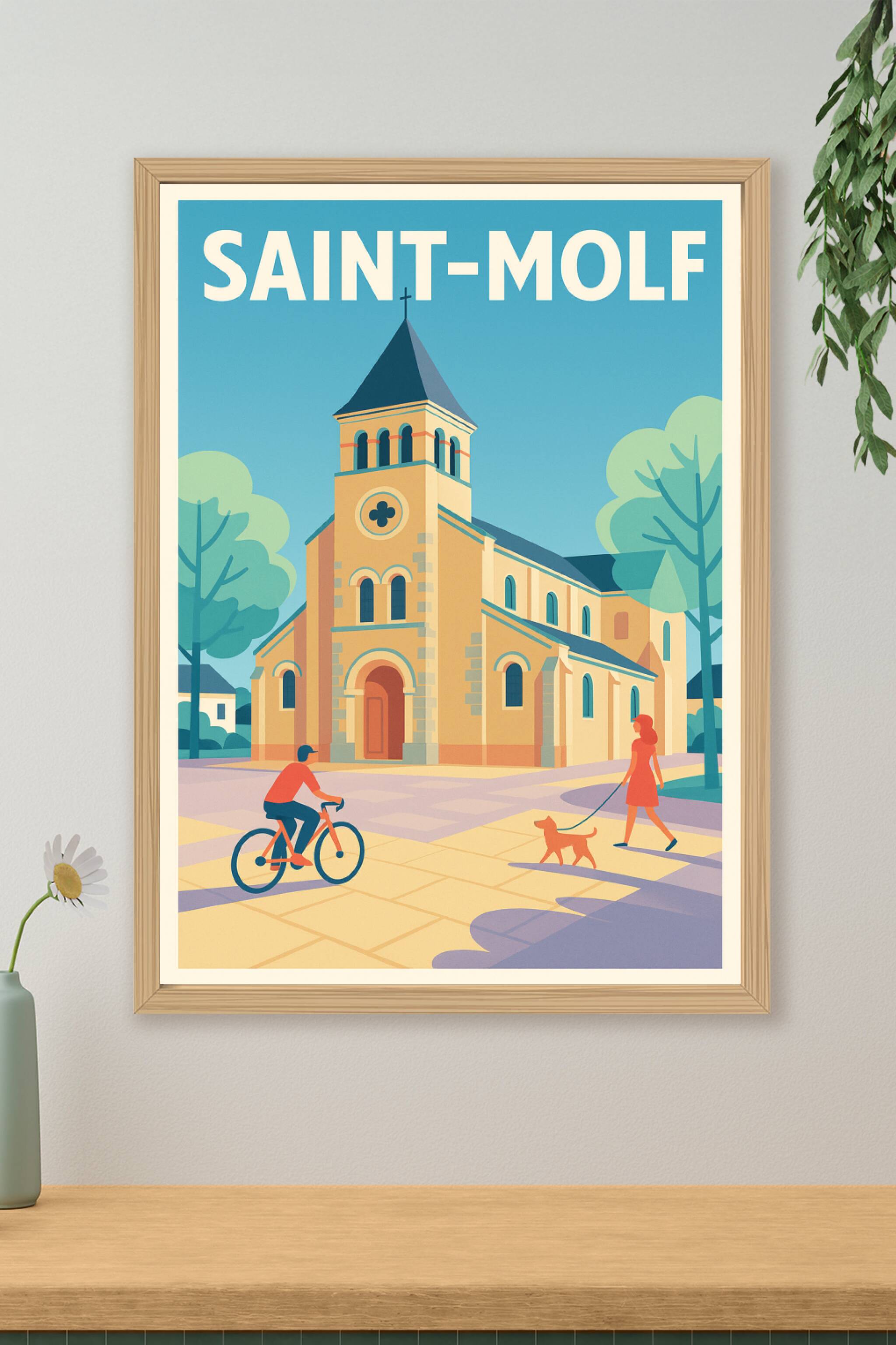 Affiche de Saint-Molf - Charme tranquille au cœur du village