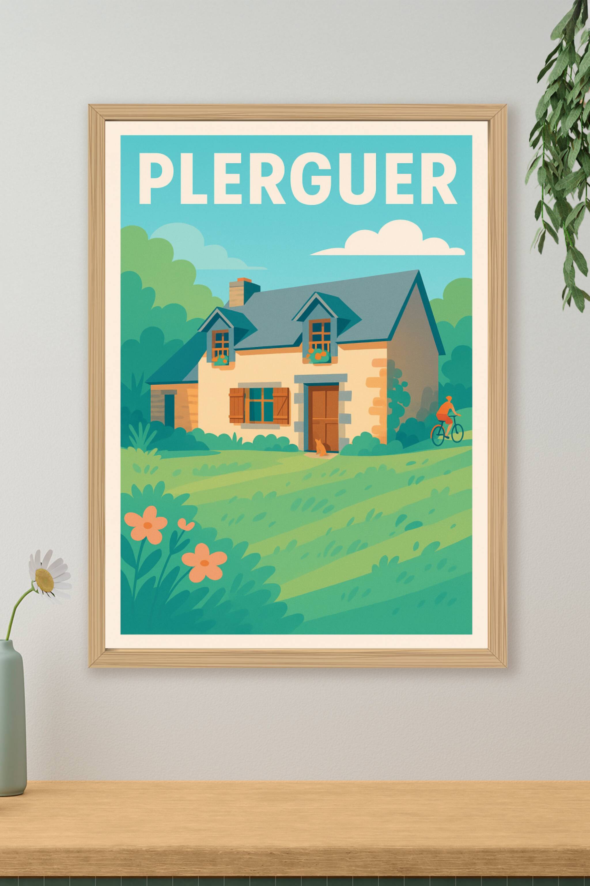 Affiche de Plerguer - Charme campagnard et douceur de vivre