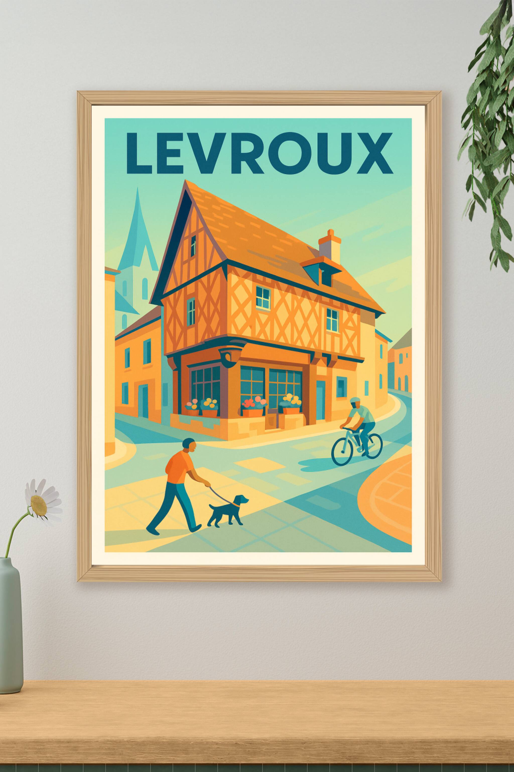 Affiche de Levroux - Charme traditionnel au cœur de la ville