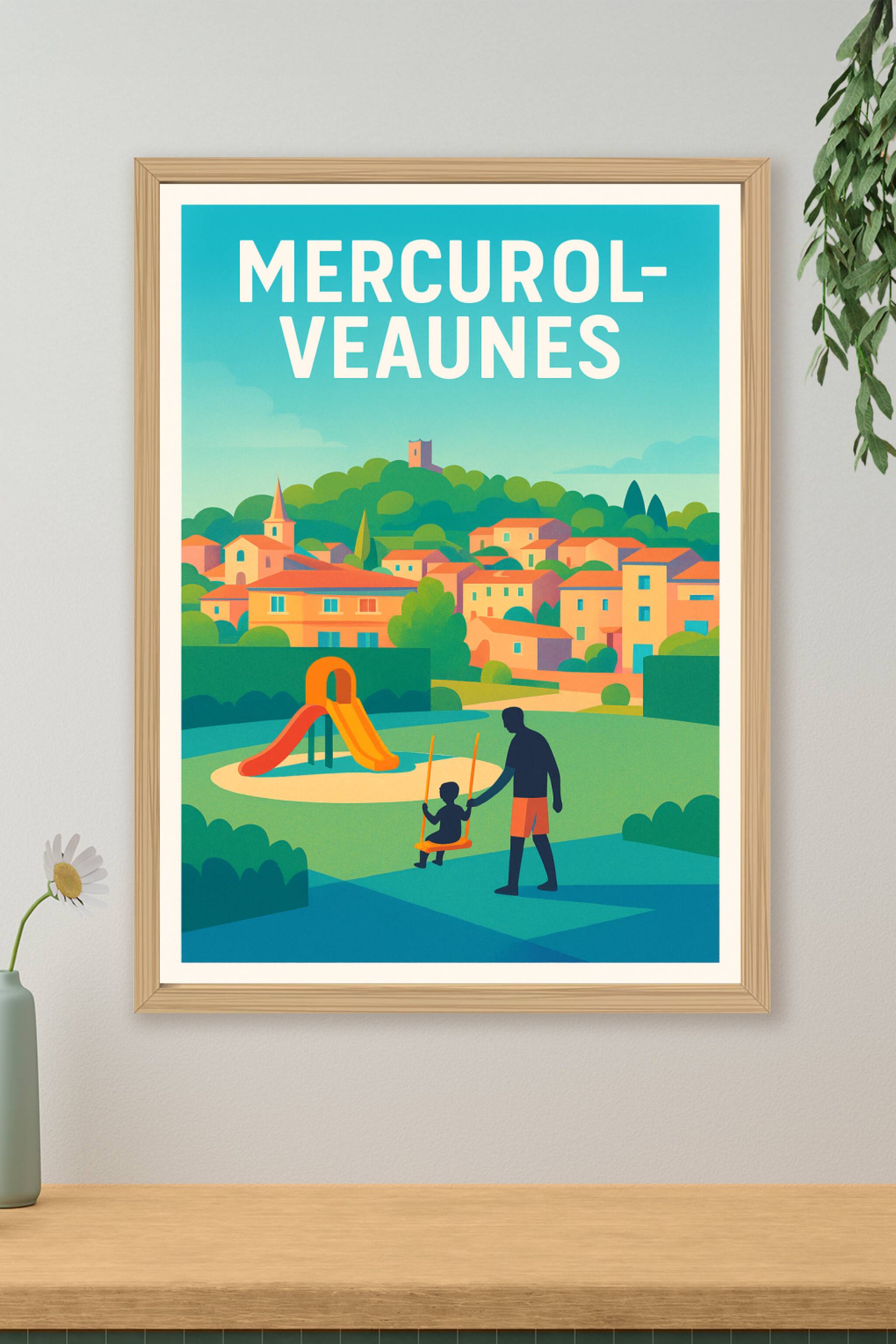 Affiche de Mercurol-Veaunes - Charme et douceur de vie en Provence