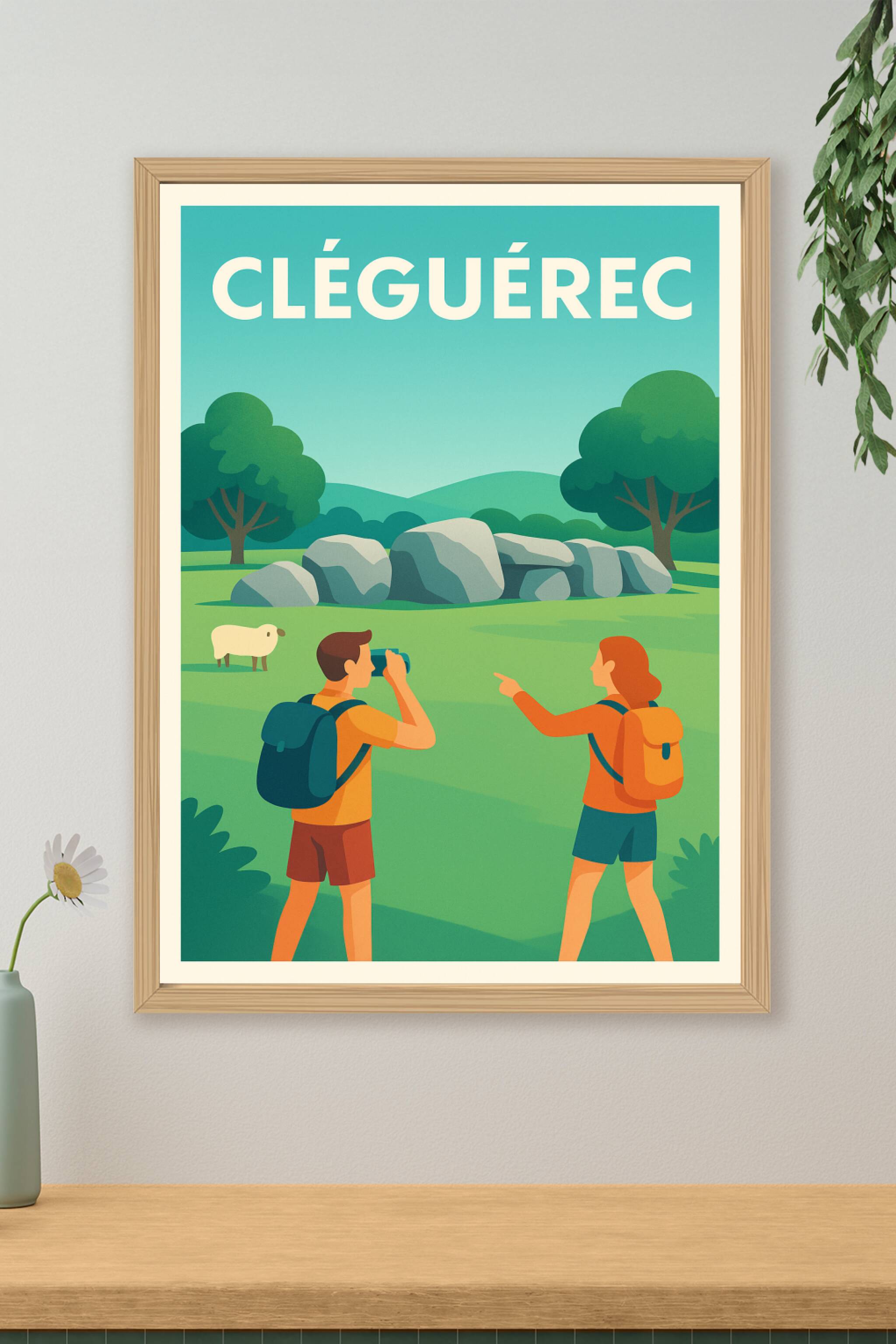 Affiche de Cléguérec - À la découverte des mystères de la nature bretonne