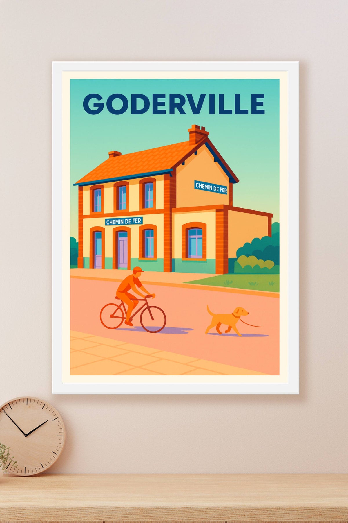 Affiche de Goderville - Charlies et promenade paisible au Chemin de Fer