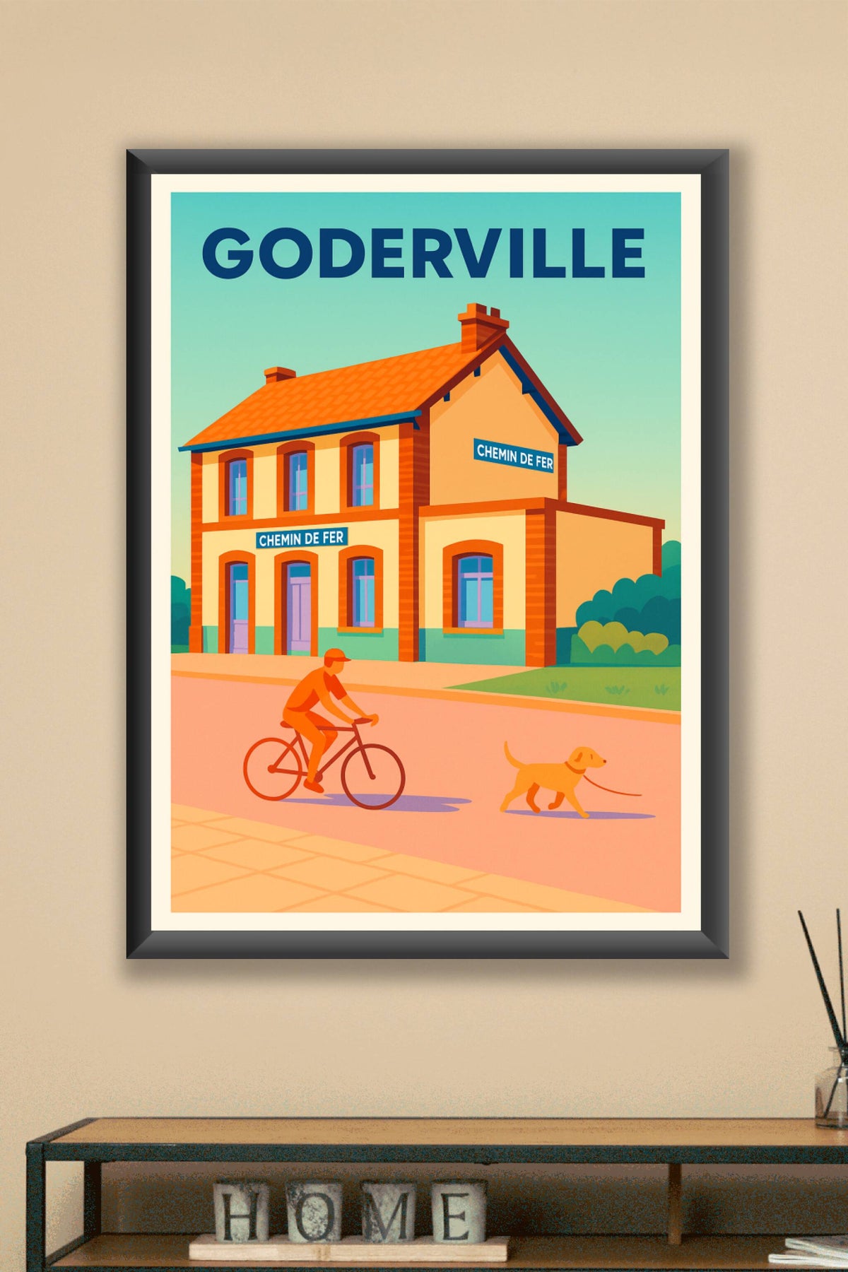 Affiche de Goderville - Charlies et promenade paisible au Chemin de Fer