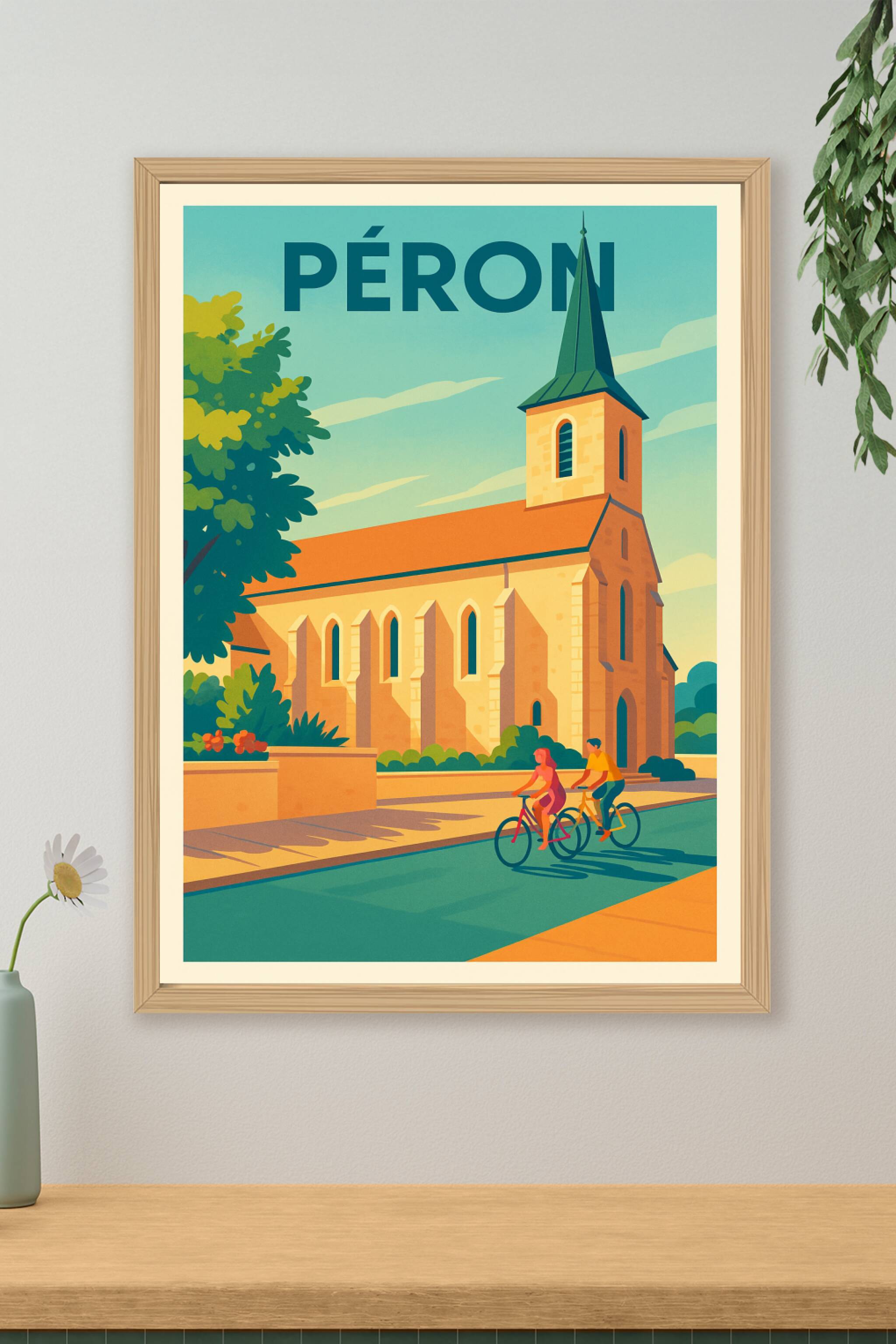 Affiche de Péron - Charme et douceur au cœur d'un village paisible