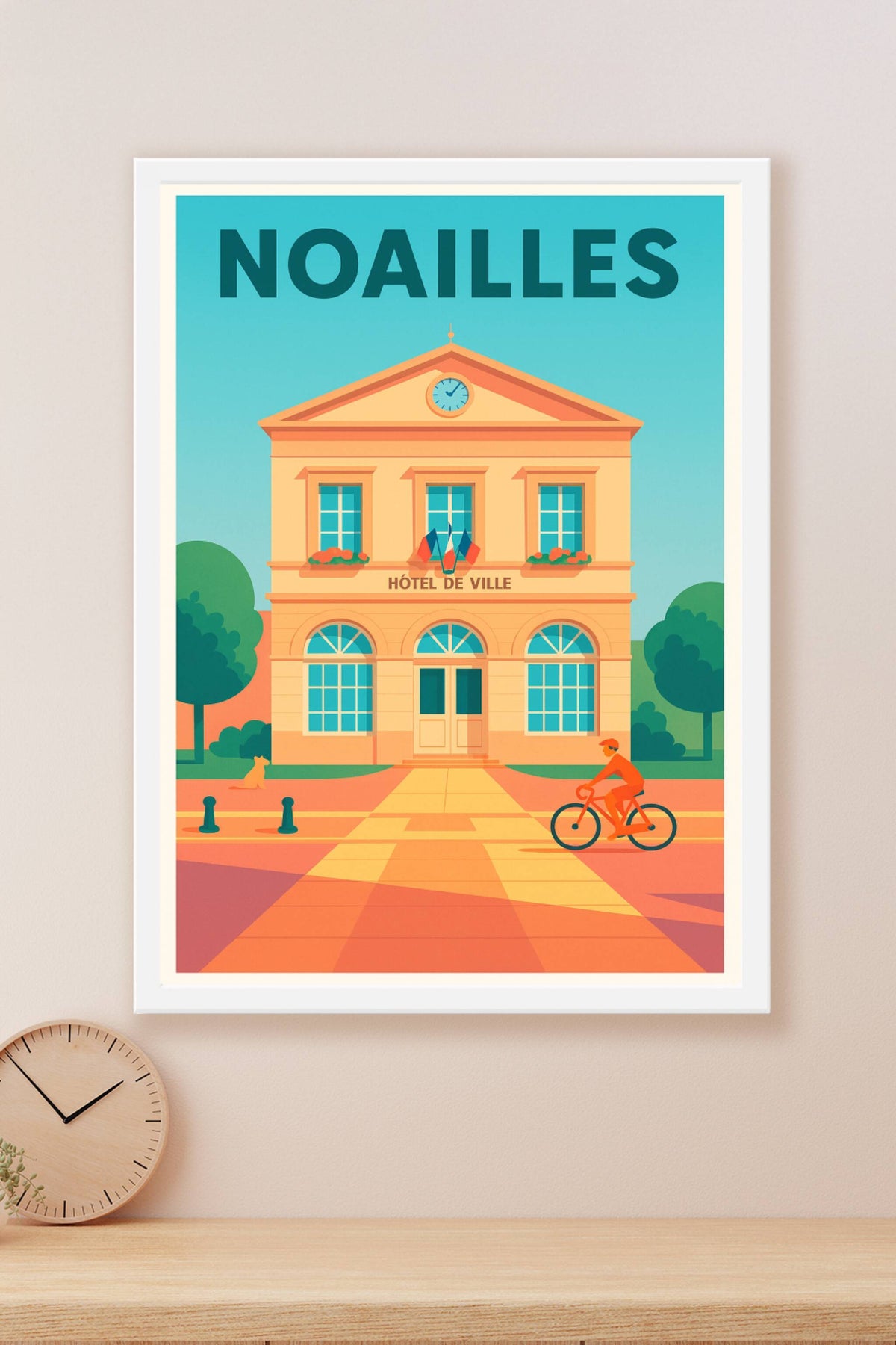 Affiche de Noailles - Charme et sérénité au cœur de la ville