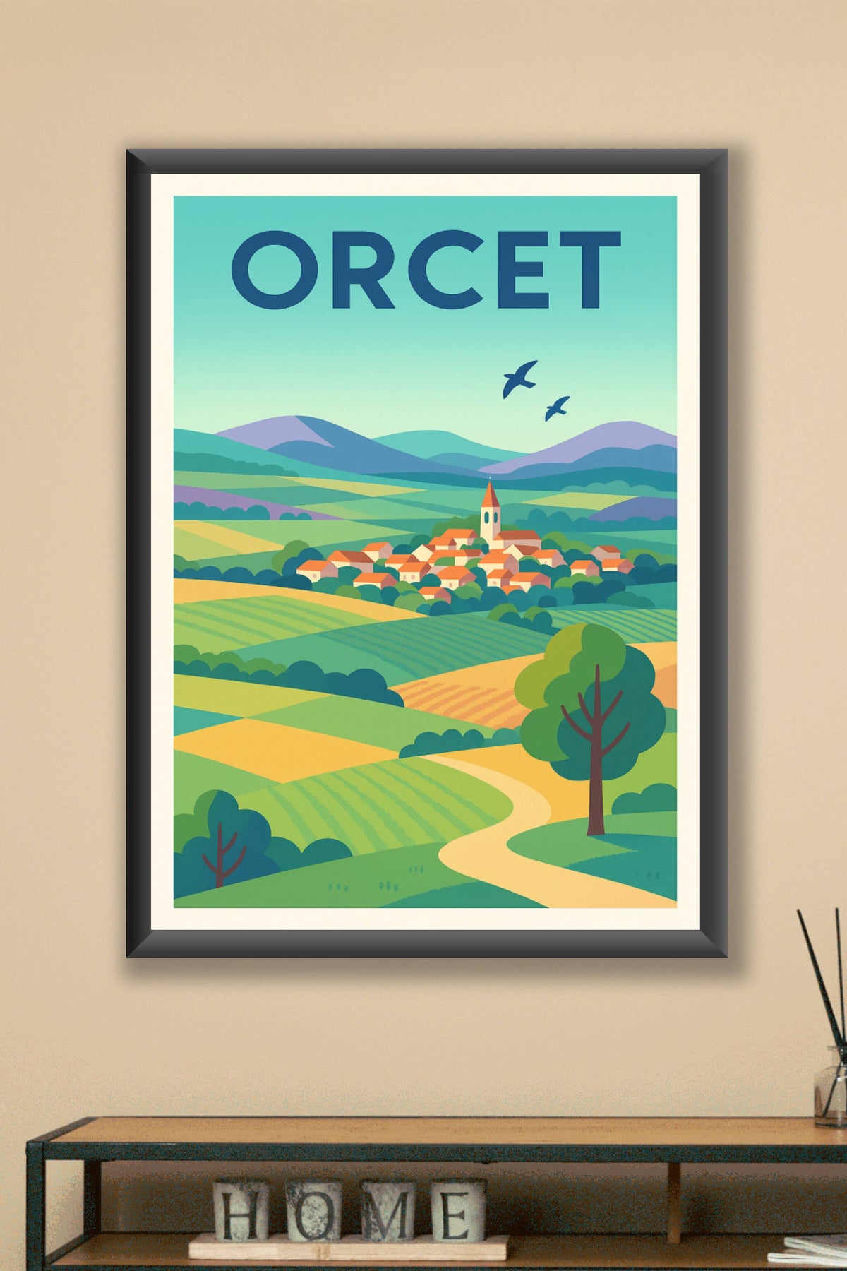 Affiche de Orcet - L'évasion bucolique au cœur des champs