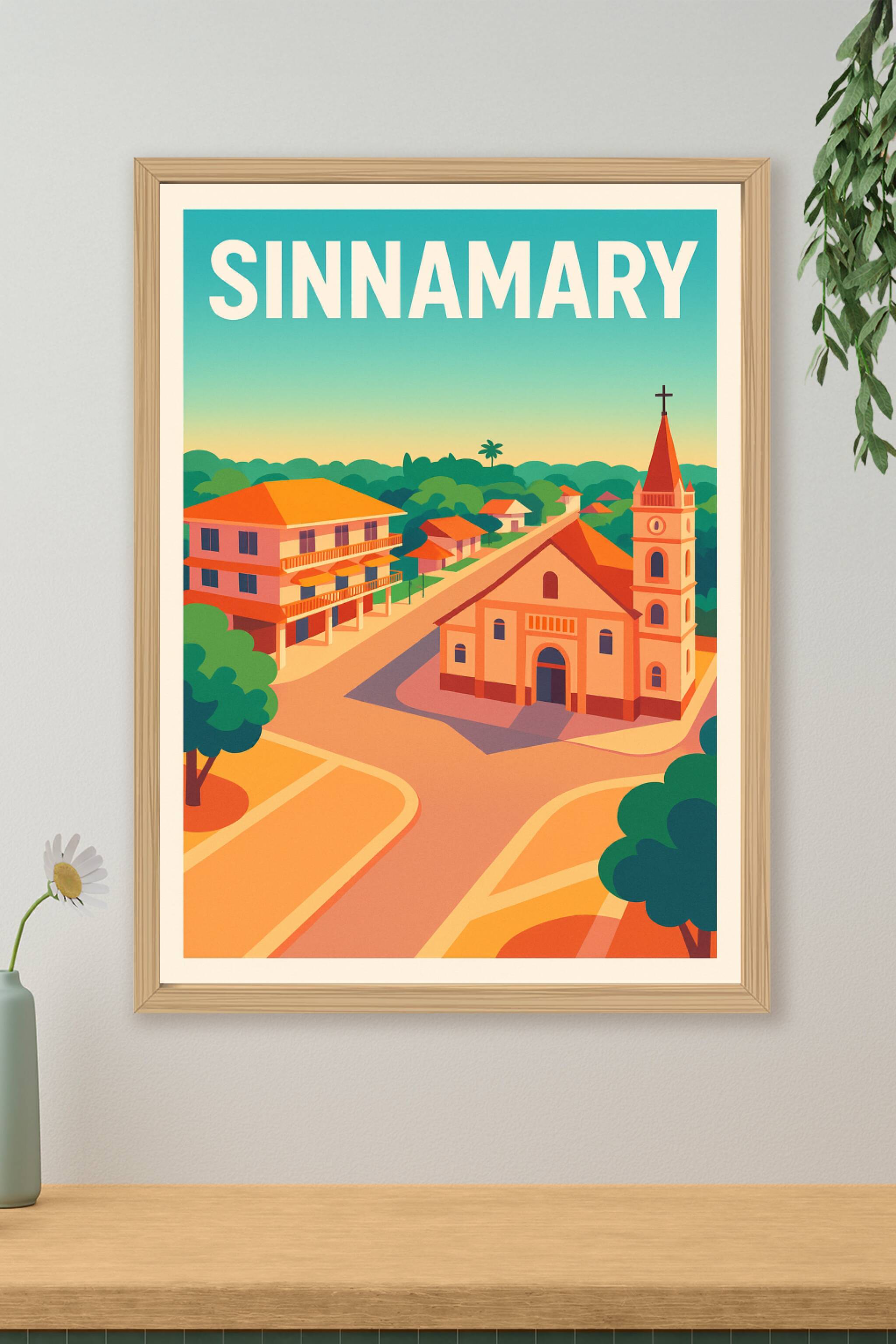 Affiche de Sinnamary - Charme et Sérénité en Guyane
