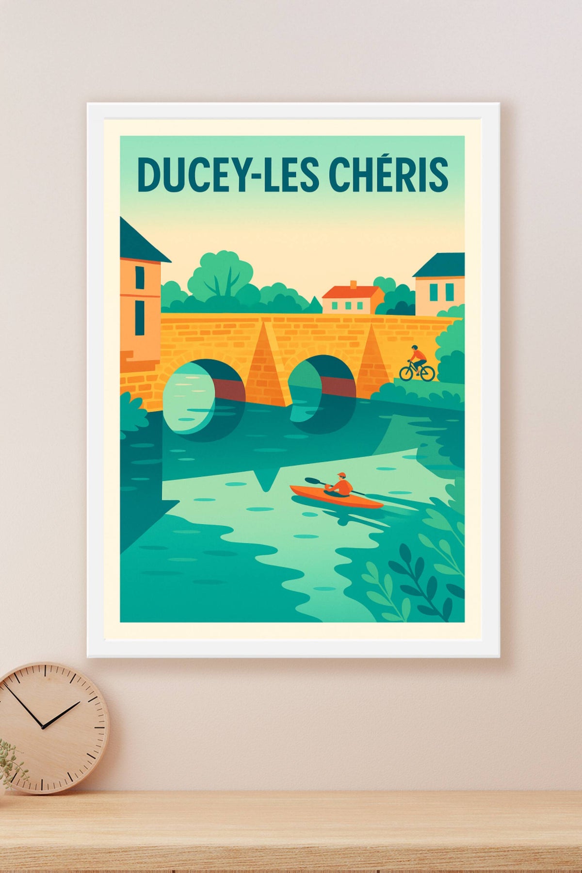 Affiche de Ducey-Les Chéris - Charme et sérénité au fil de l'eau