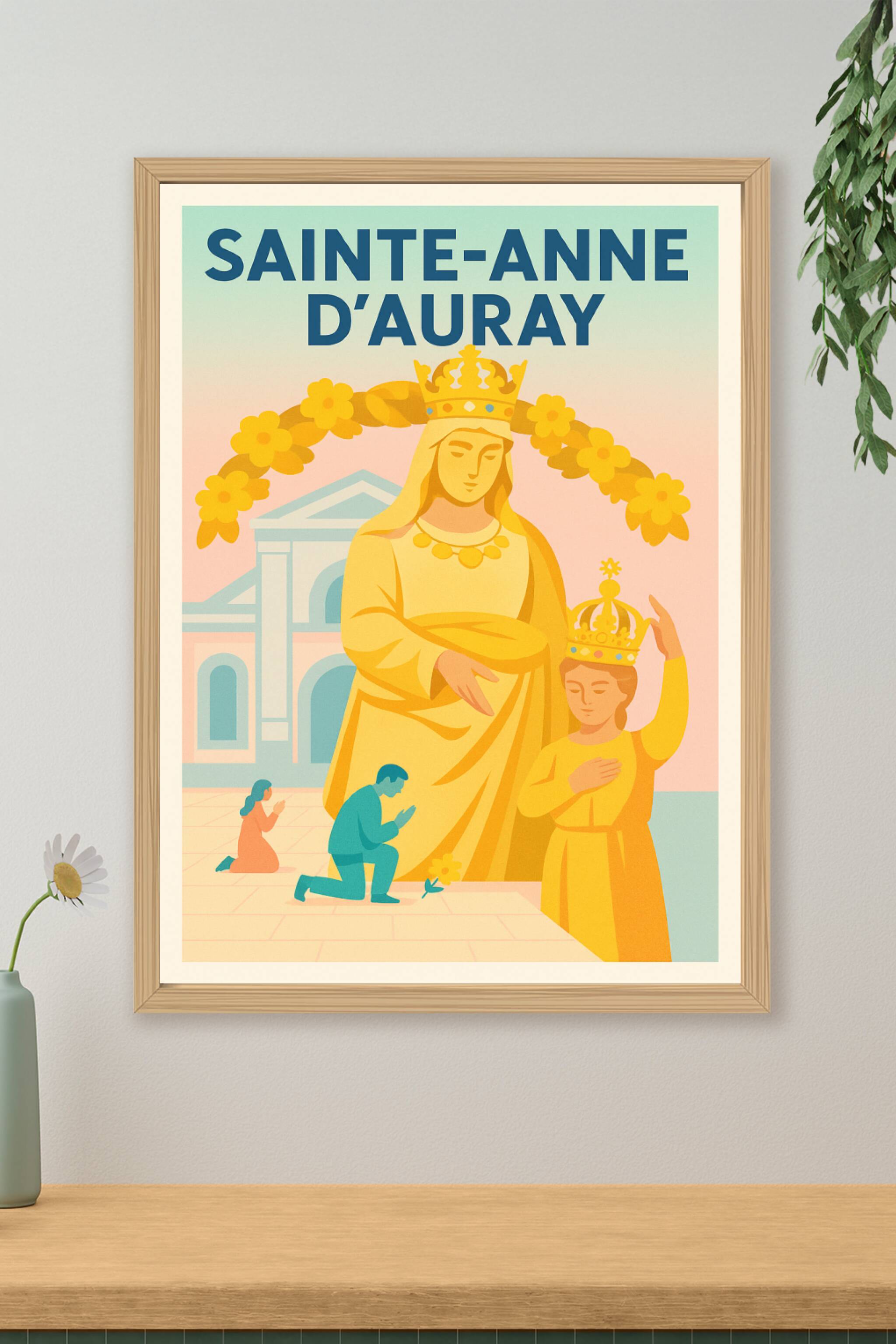 Affiche de Sainte-Anne-d'Auray - Un lieu de foi et de recueillement